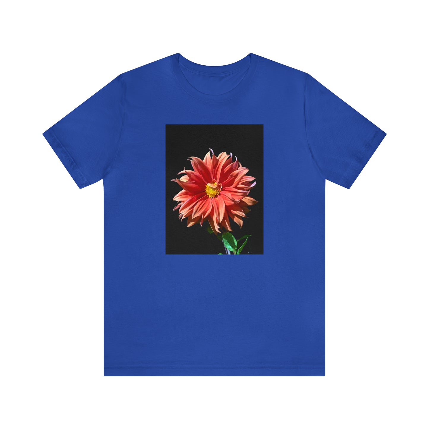 Unisex Jersey Short Sleeve Dahlia Flower T-Shirt