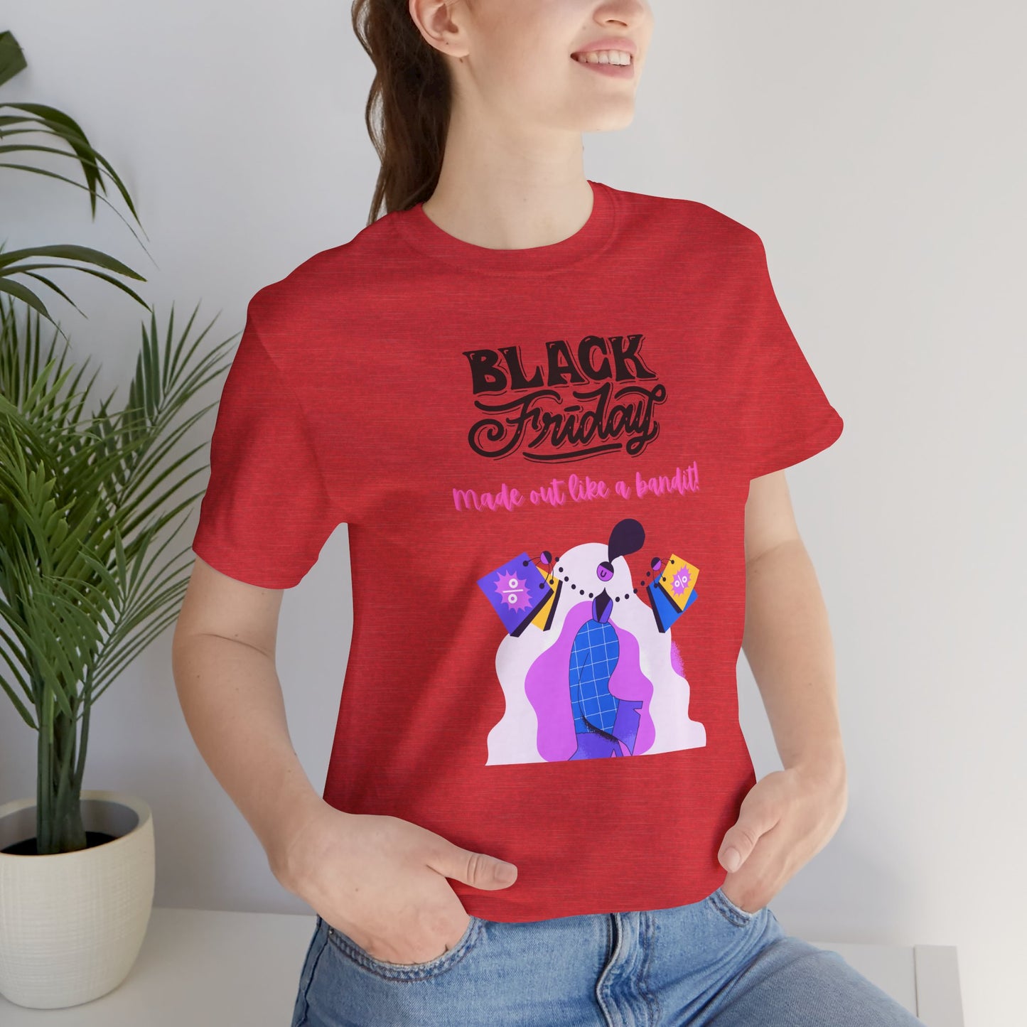 Unisex Jersey Short Sleeve Black Friday Sales T-Shirt