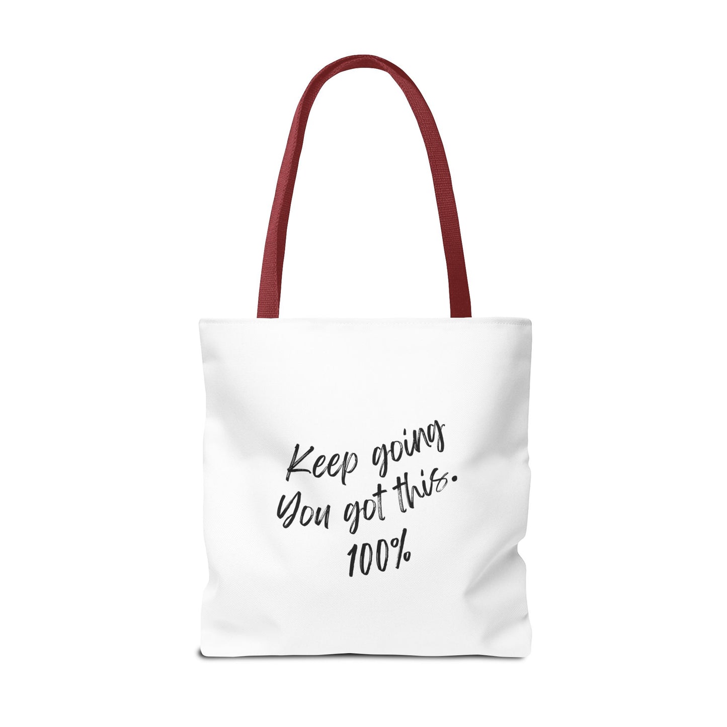 Unisex Positive Motivational Words of Encouragement Mental Health Awareness Reusable Tote Bag