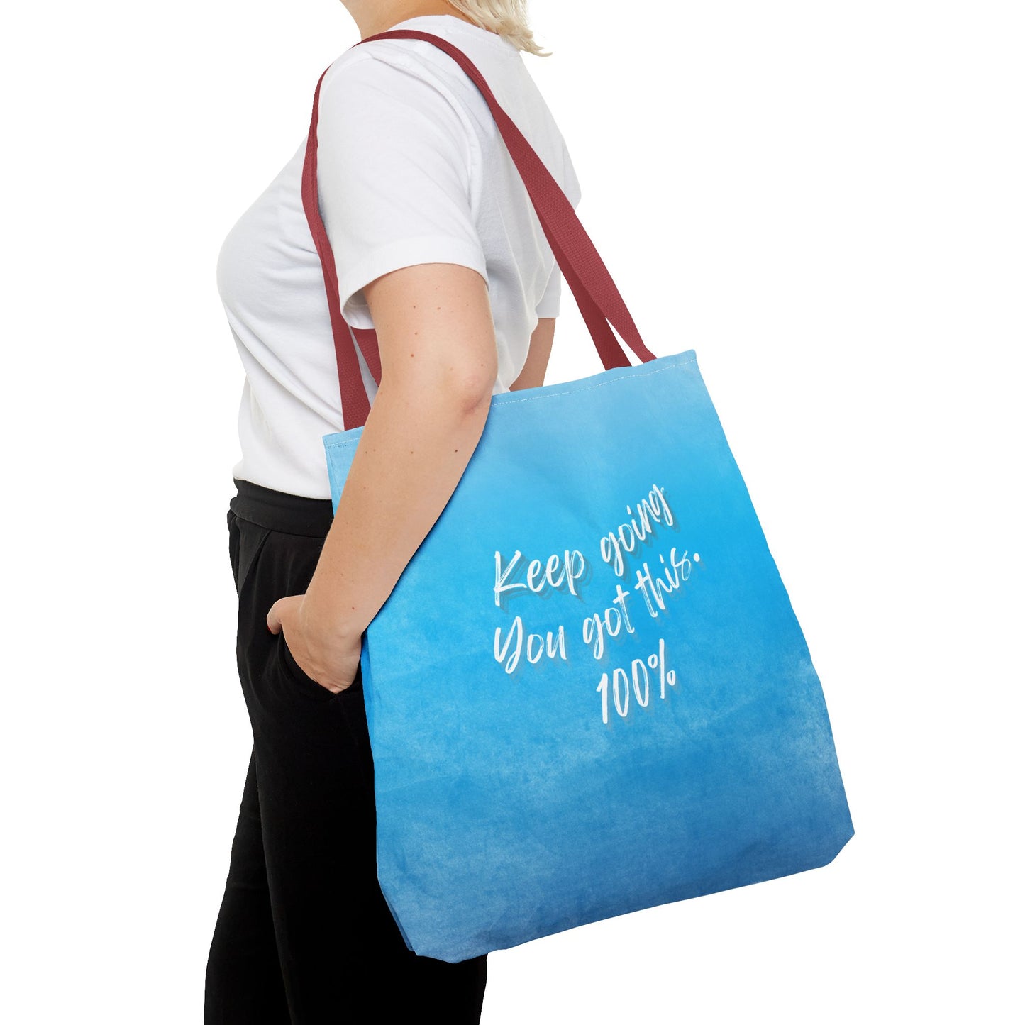 Unisex Motivational Tote Bag Words of Encouragement Mental Health Awareness Reusable Tote Bag