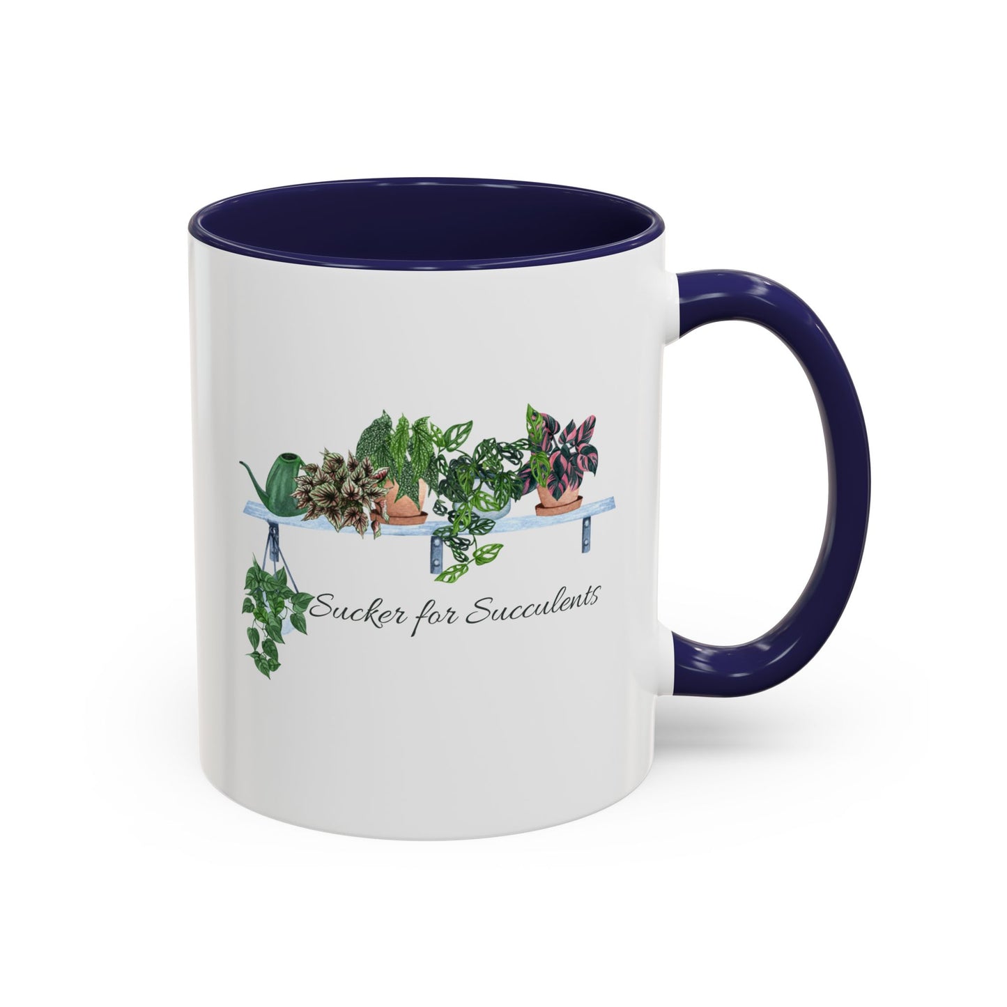 11oz/15oz Garden Themed Coffee Mug Sucker for Succulents