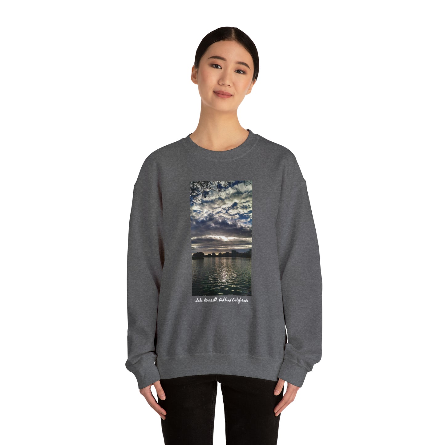 Unisex Landscape Sweatshirt Lake Merritt Oakland California Sweatshirt