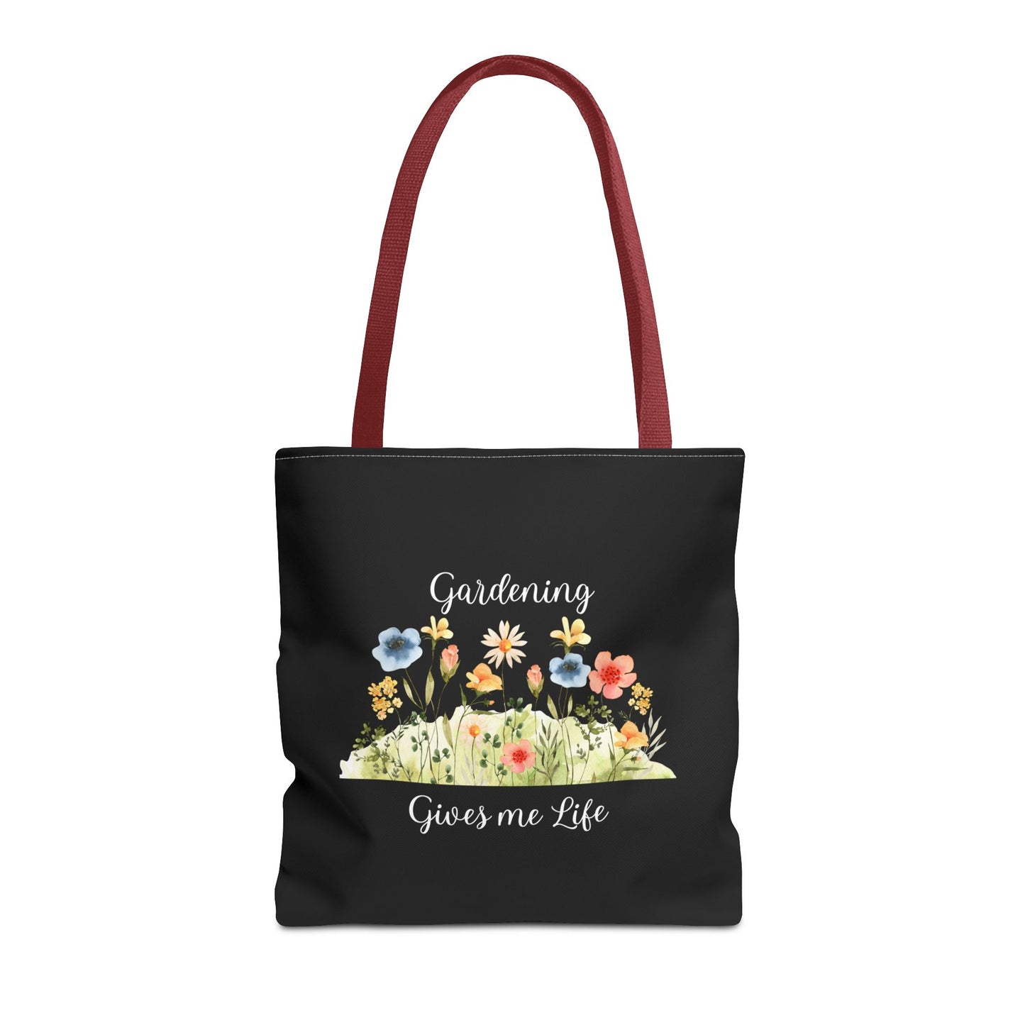 Unisex Gardening Gives Me Life Tote Bag - Black