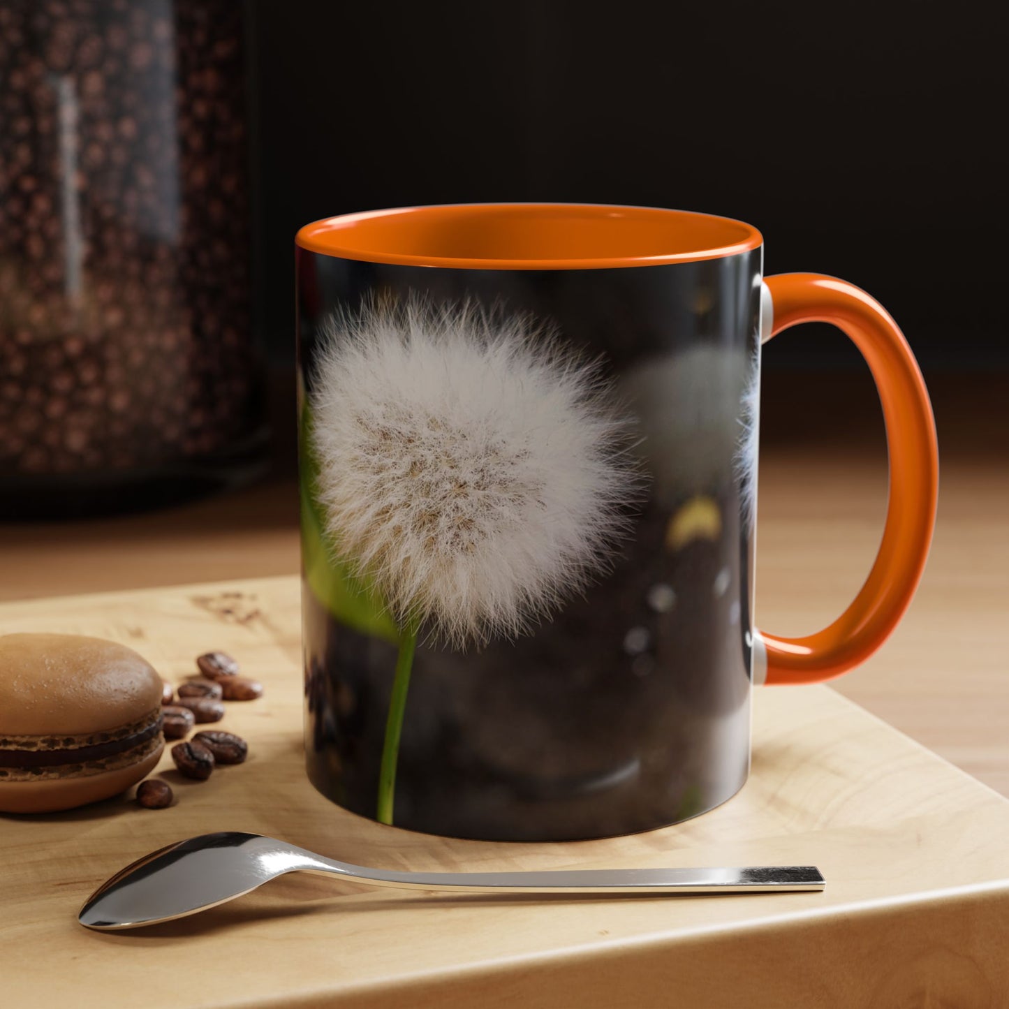 11oz/15oz Garden Themed Dandelion Flower Coffee Mug