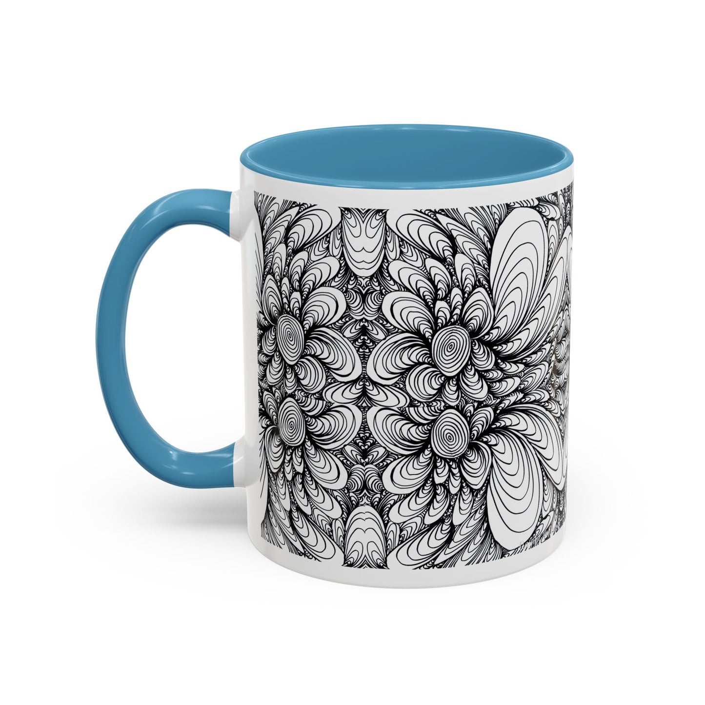 11oz/15oz Original Line Art Mug - Blooms