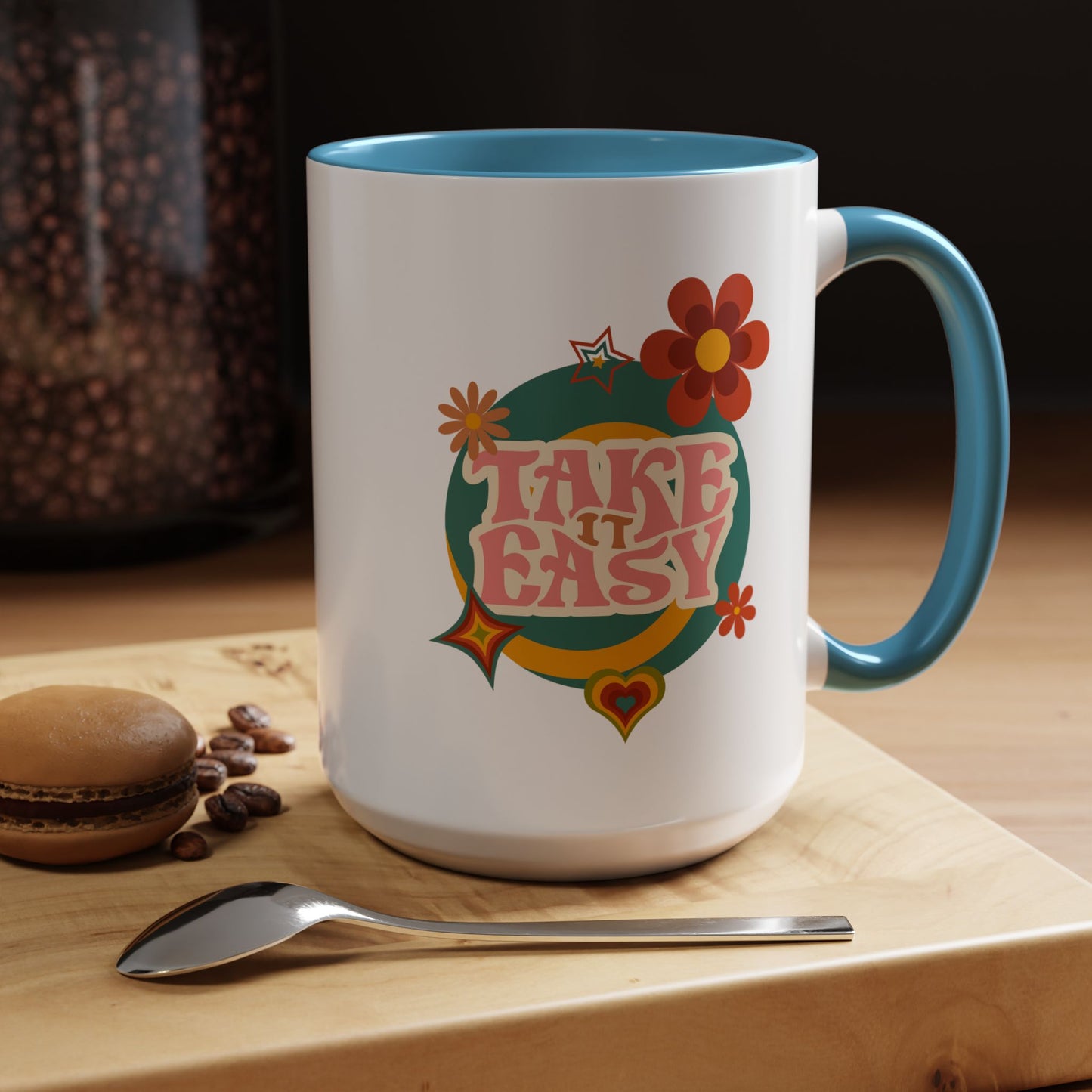 11oz/15oz Retro Vibes Take It Easy Coffee Mug