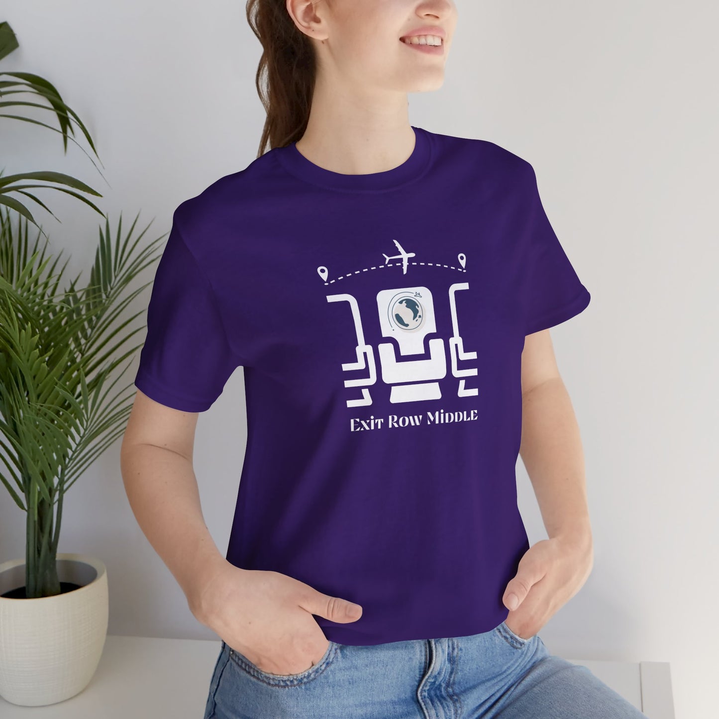 Unisex Jersey Short Sleeve Exit Row Middle Travel T-Shirt