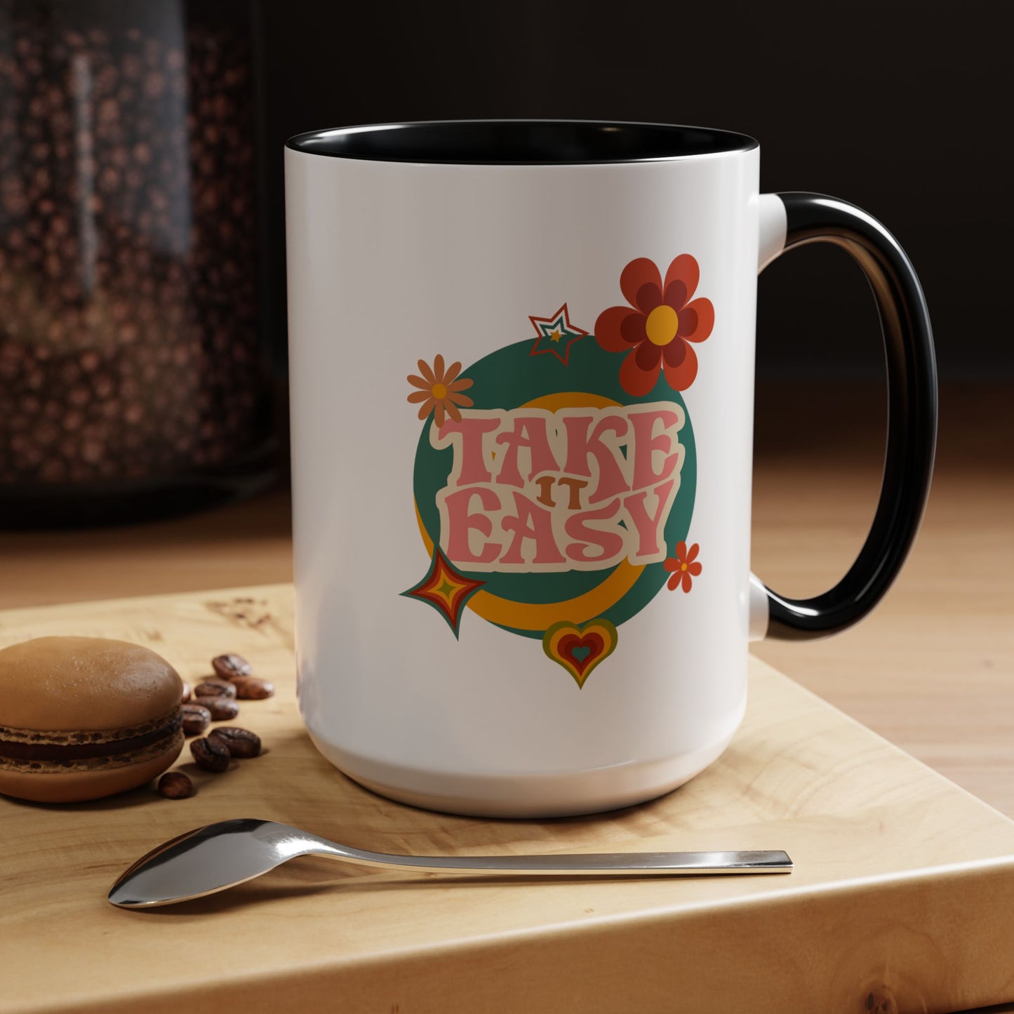 11oz/15oz Retro Vibes Take It Easy Coffee Mug