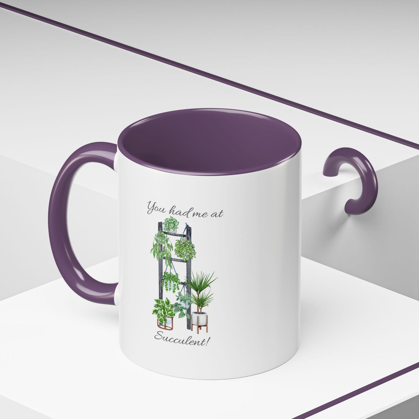 11oz/15oz Garden Themed Succulent Container Garden Plant Parent Coffee Mug