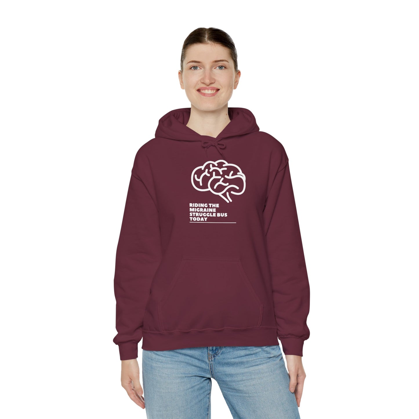 Migraine Day Invisible Illness Warrior Hooded Sweatshirt