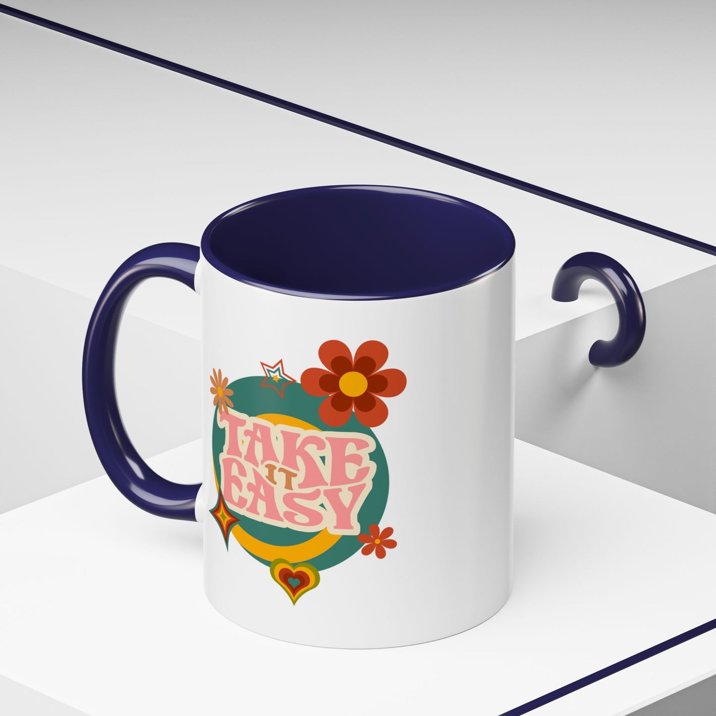 11oz/15oz Retro Vibes Take It Easy Coffee Mug