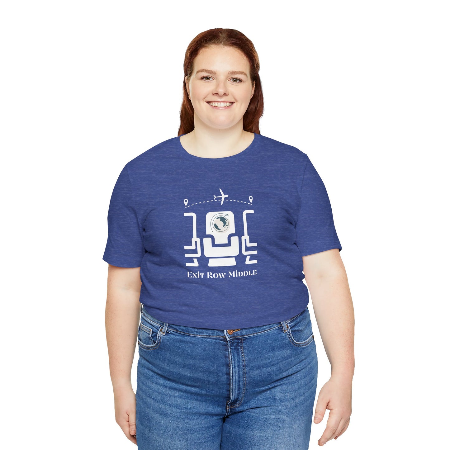 Unisex Jersey Short Sleeve Exit Row Middle Travel T-Shirt
