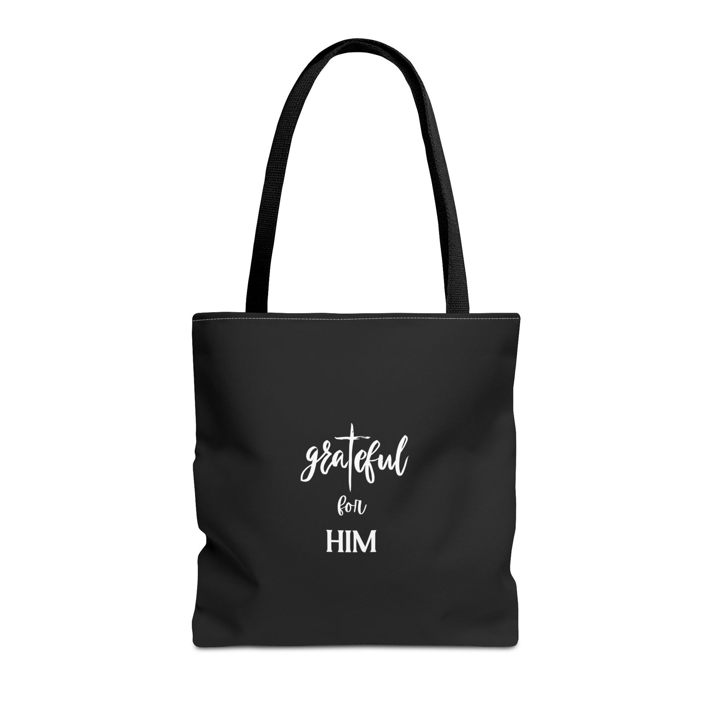 Unisex GraTeful For Him Faith Bible Study Reusable Lunch Bag Everyday Carry Tote Bag