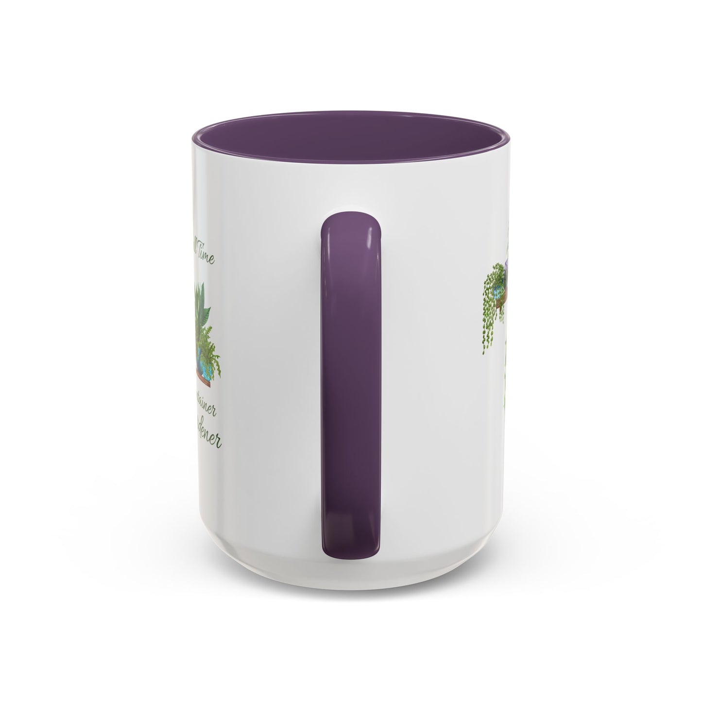 11oz/15oz Garden Themed Full Time Container Gardener Plant Parent Coffee Mug