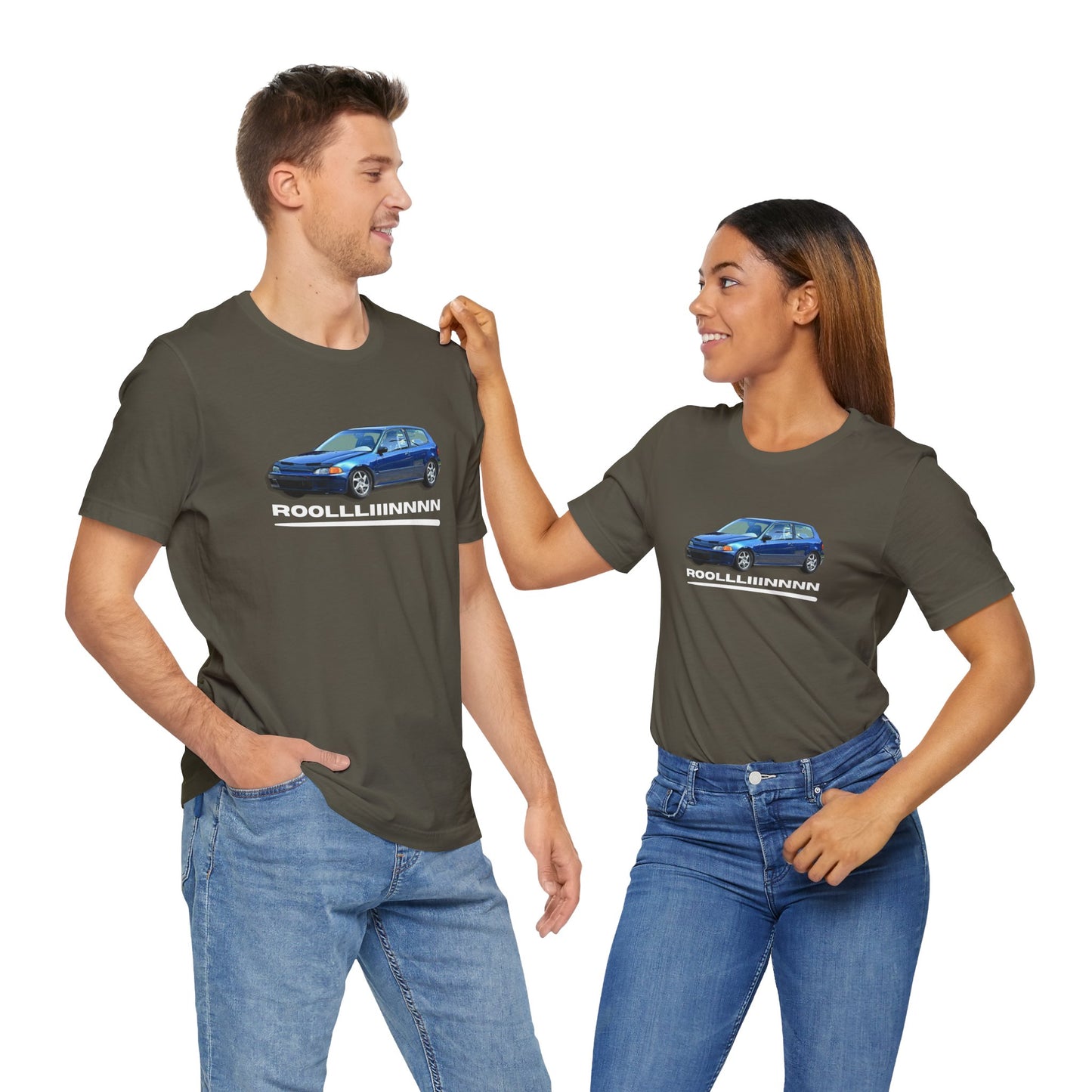 Unisex Jersey Short Sleeve Rolllllin Civic Hatchback Appreciation T-Shirt