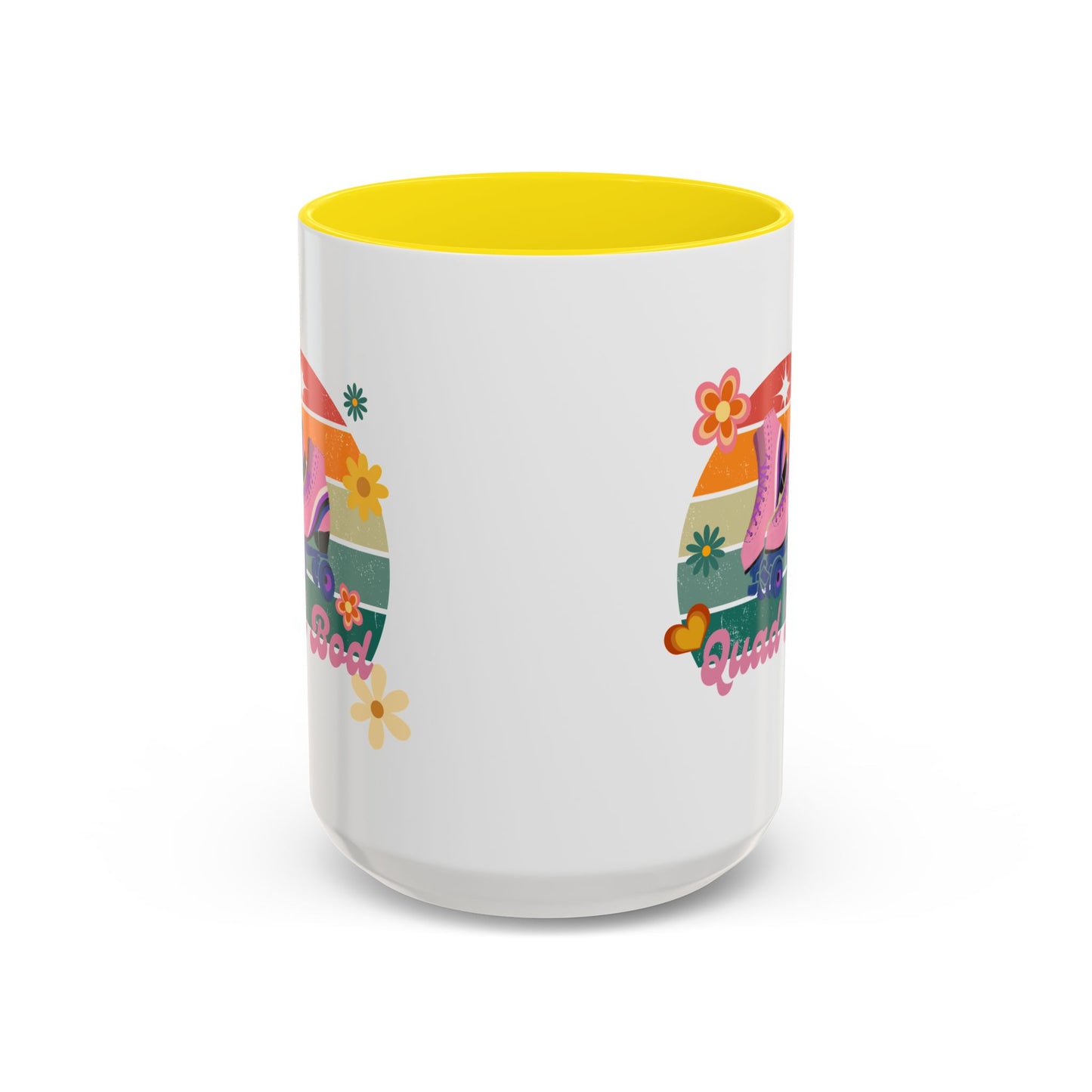 11oz/15oz Retro Vibes Roller Skate Quad Bod Coffee Mug