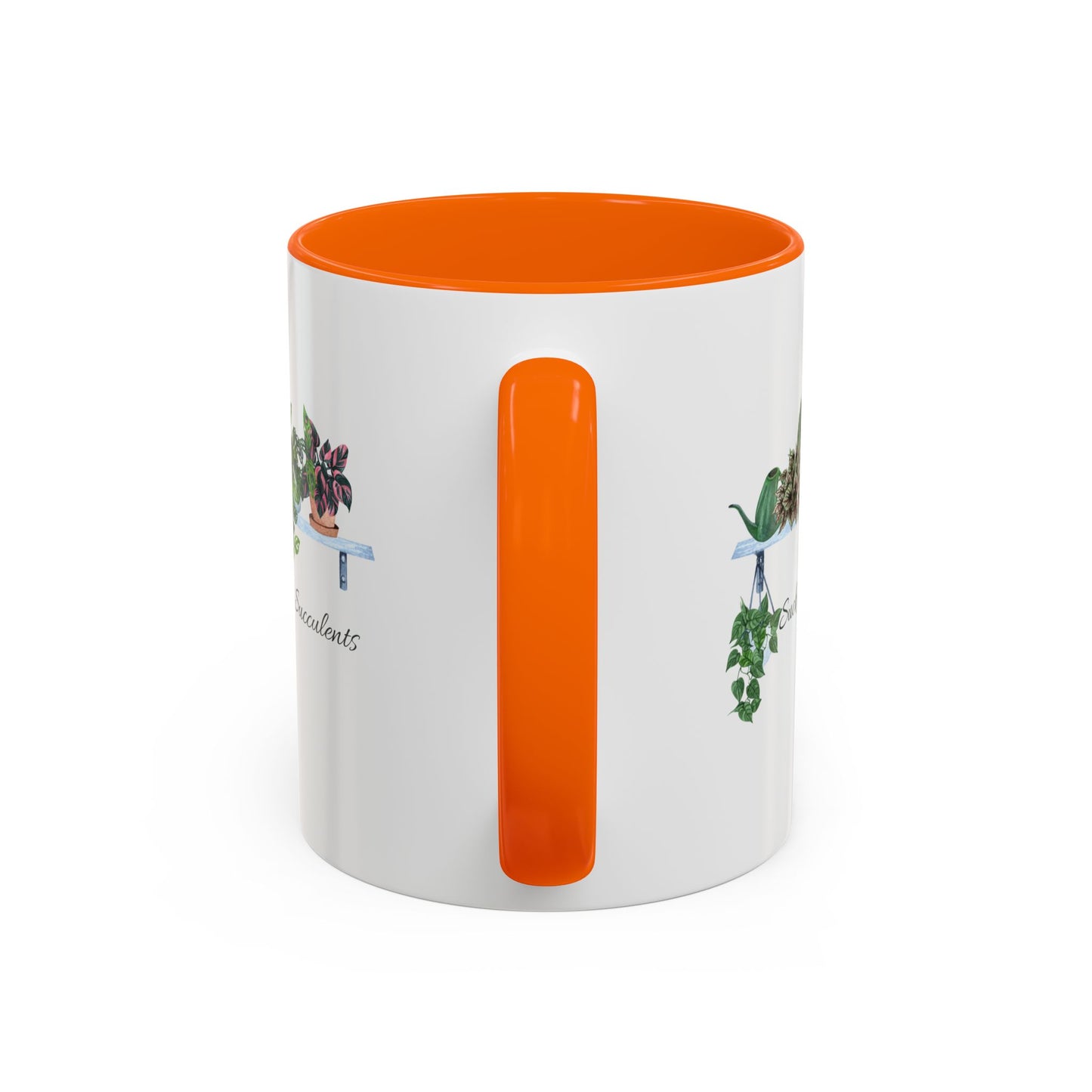 11oz/15oz Garden Themed Coffee Mug Sucker for Succulents