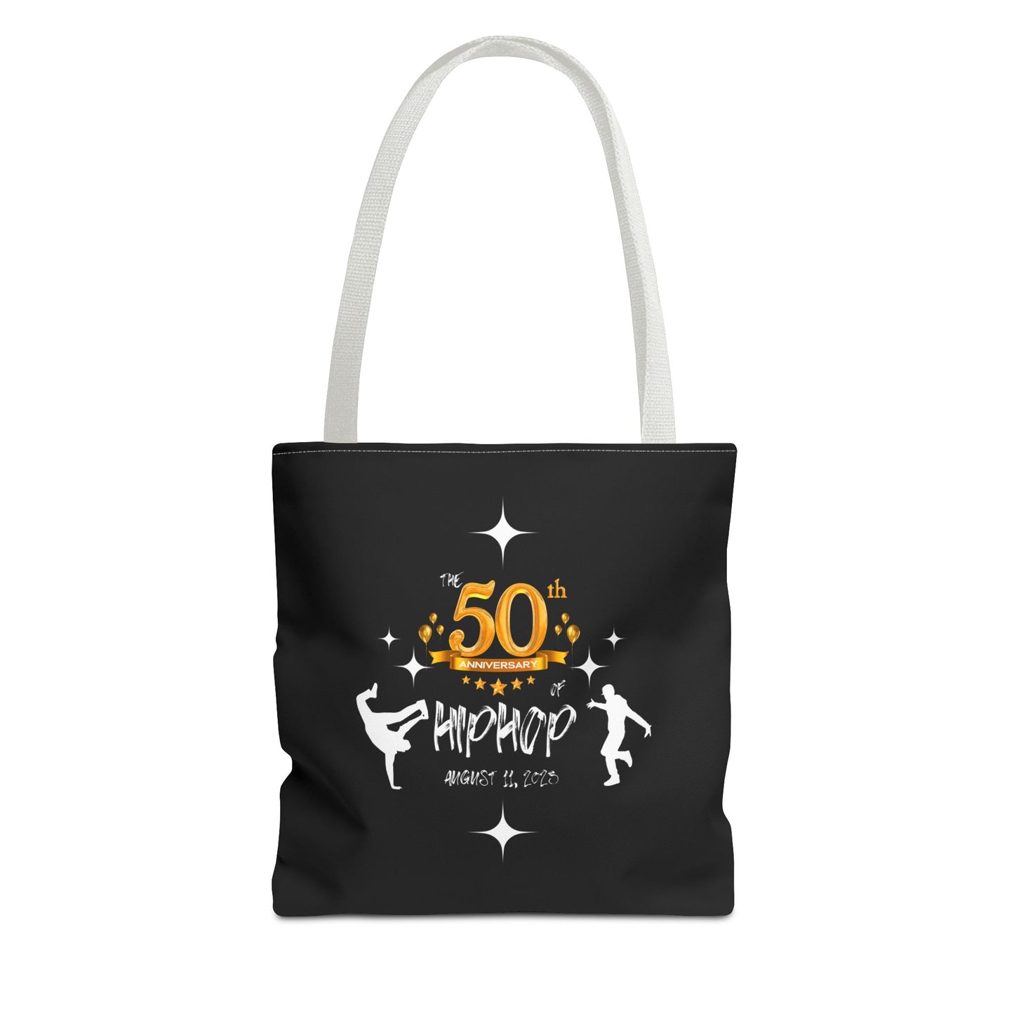 Unisex 50th Anniversary of HipHop August 11, 2023 Commemorative Tote Bag HipHop Anniversary Tote Music Fan Tote Bag Gift For DJ Music Lover