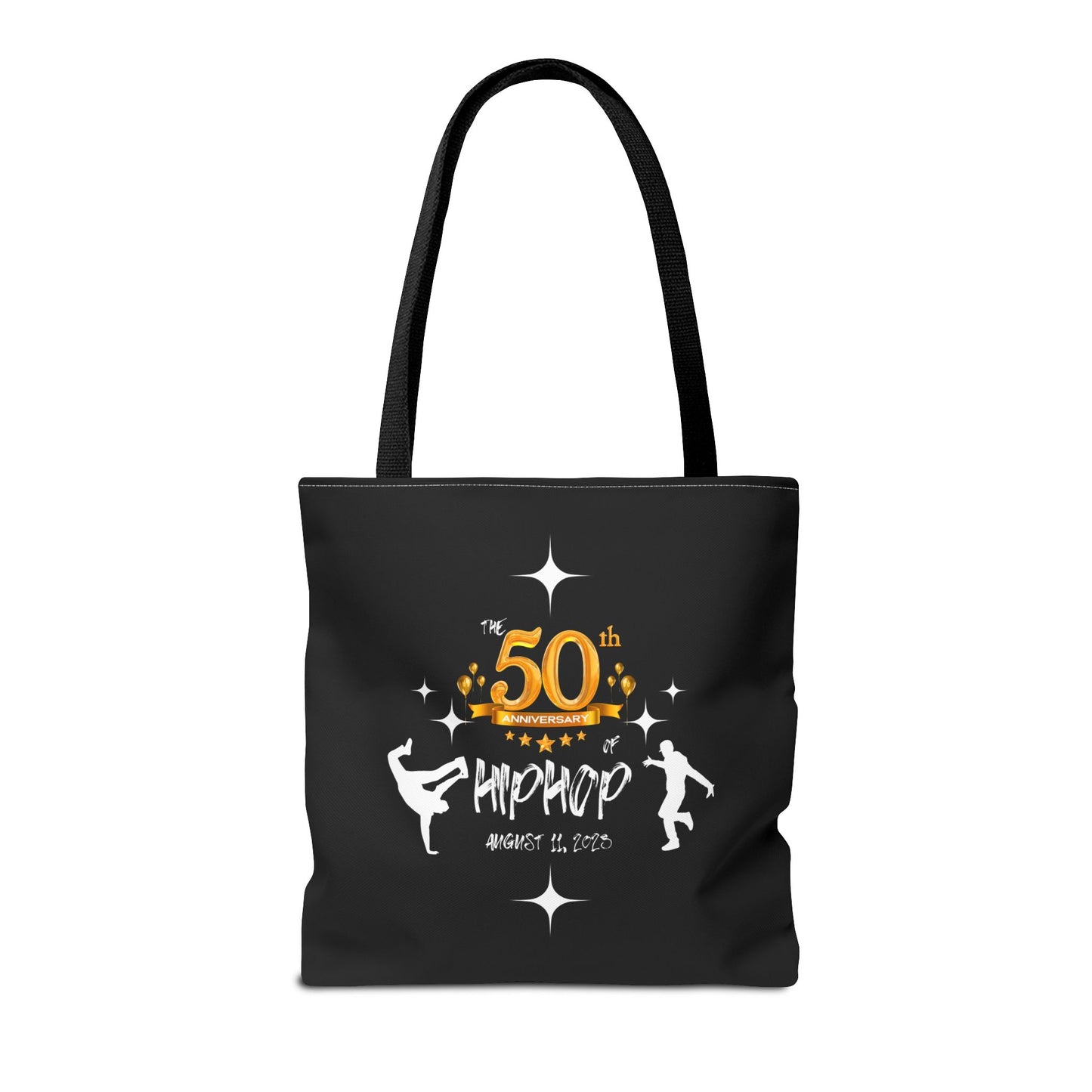 Unisex 50th Anniversary of HipHop August 11, 2023 Commemorative Tote Bag HipHop Anniversary Tote Music Fan Tote Bag Gift For DJ Music Lover