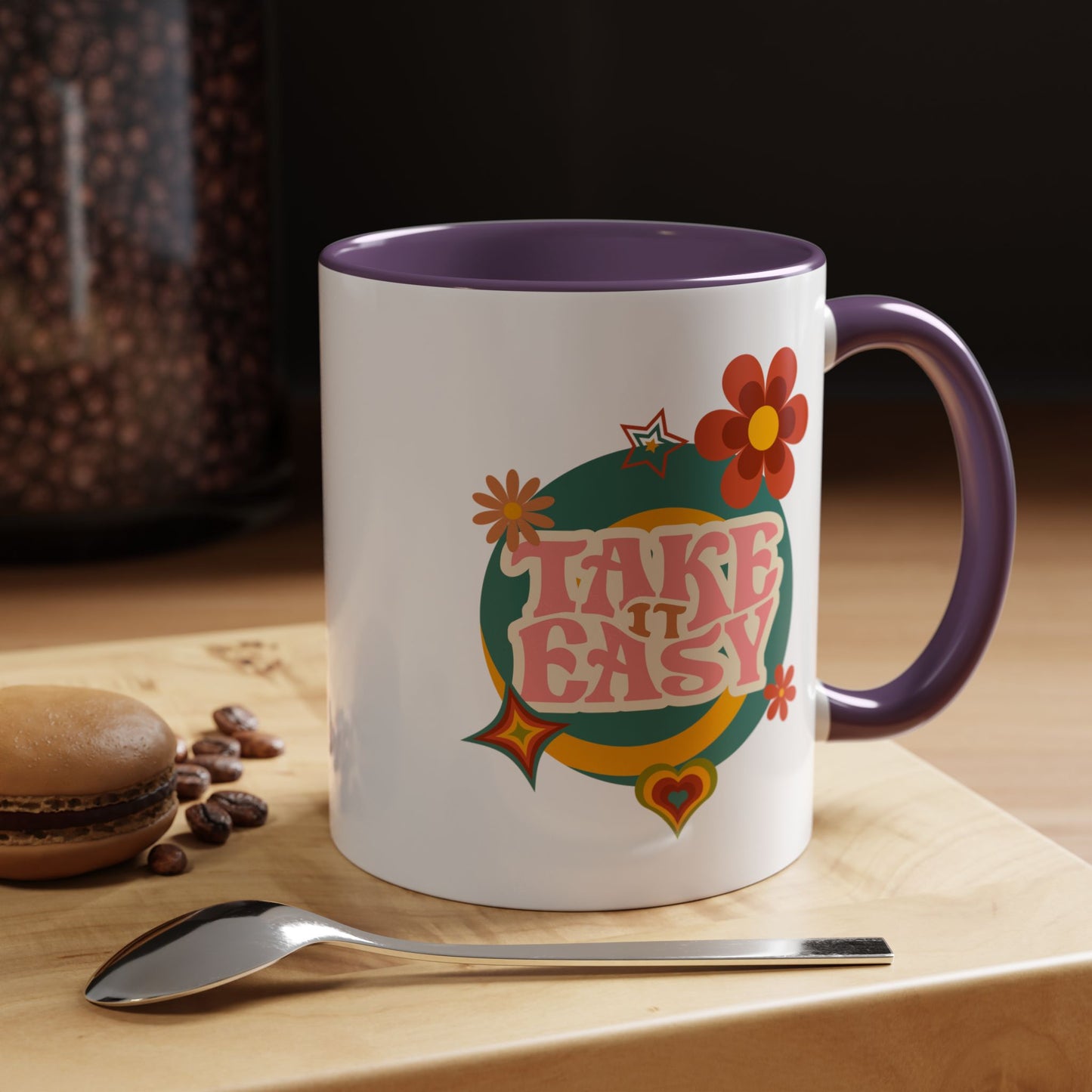 11oz/15oz Retro Vibes Take It Easy Coffee Mug