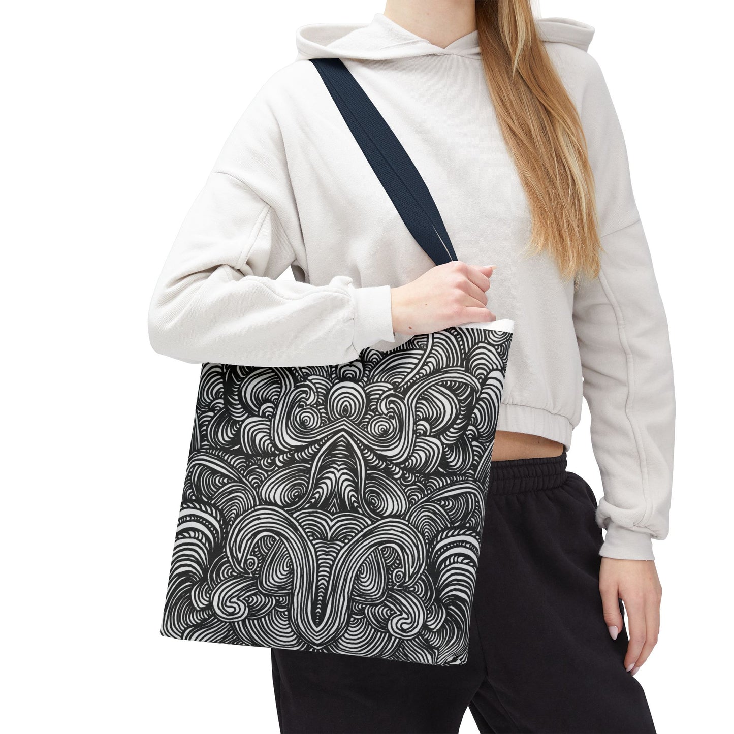 Unisex Original Line Art All Over Print Tote Bag - Mirage