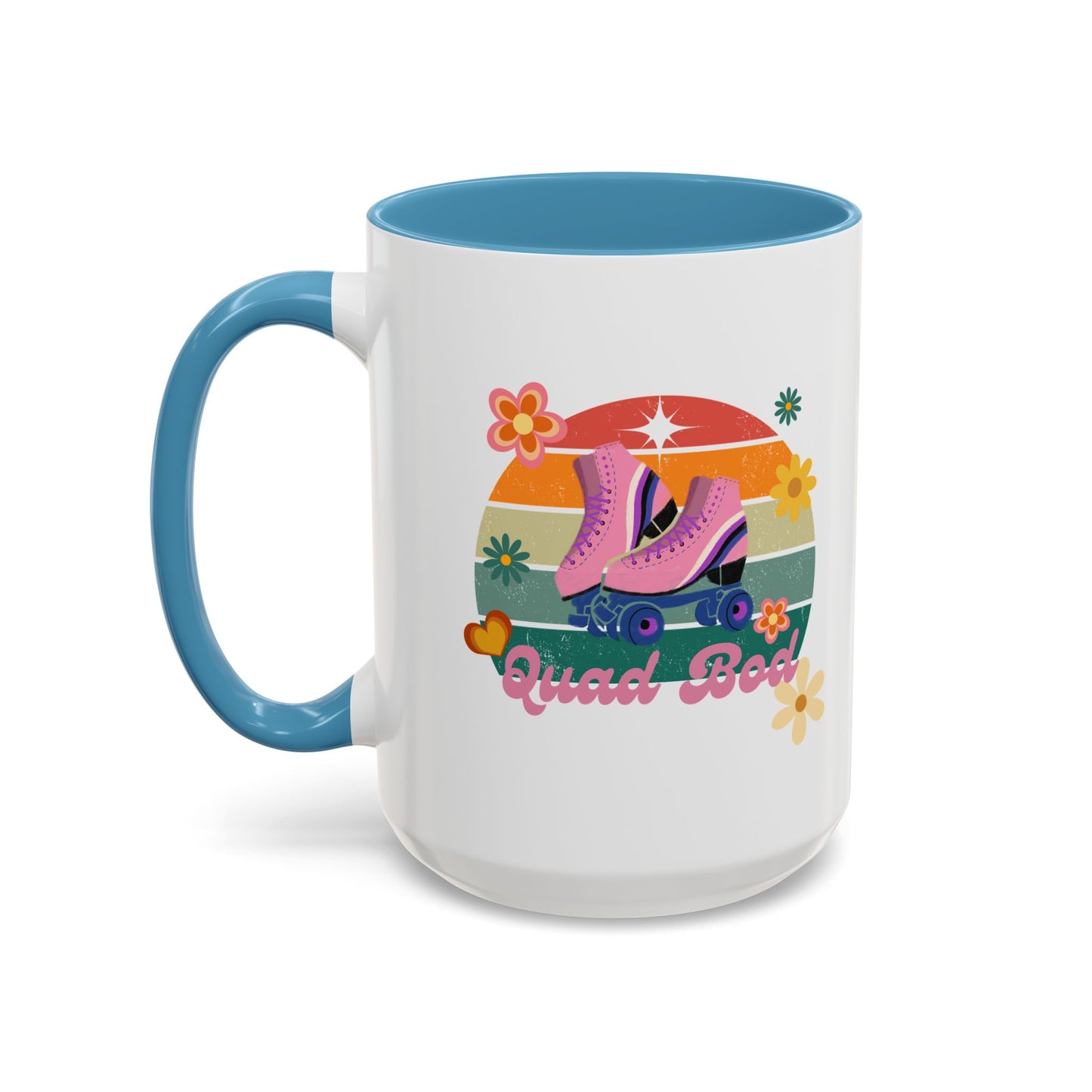 11oz/15oz Retro Vibes Roller Skate Quad Bod Coffee Mug