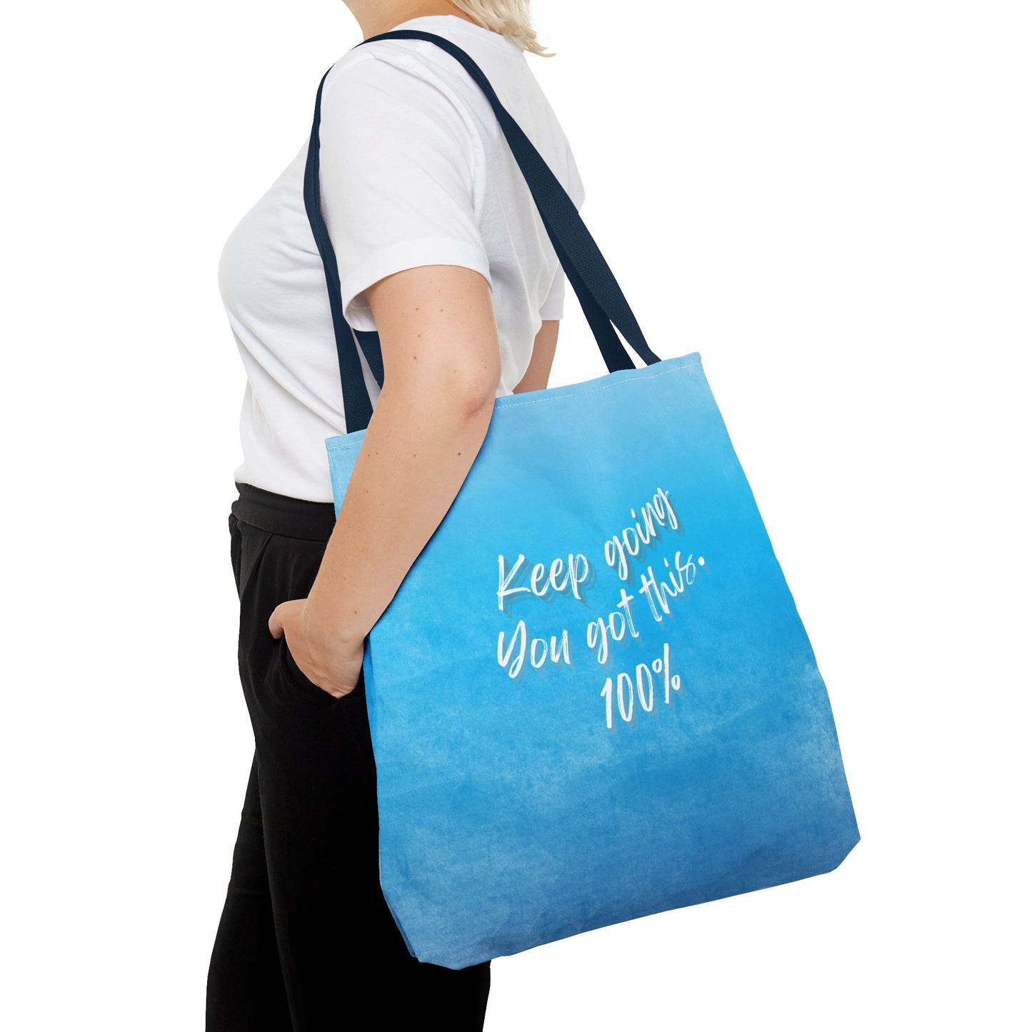 Unisex Motivational Tote Bag Words of Encouragement Mental Health Awareness Reusable Tote Bag