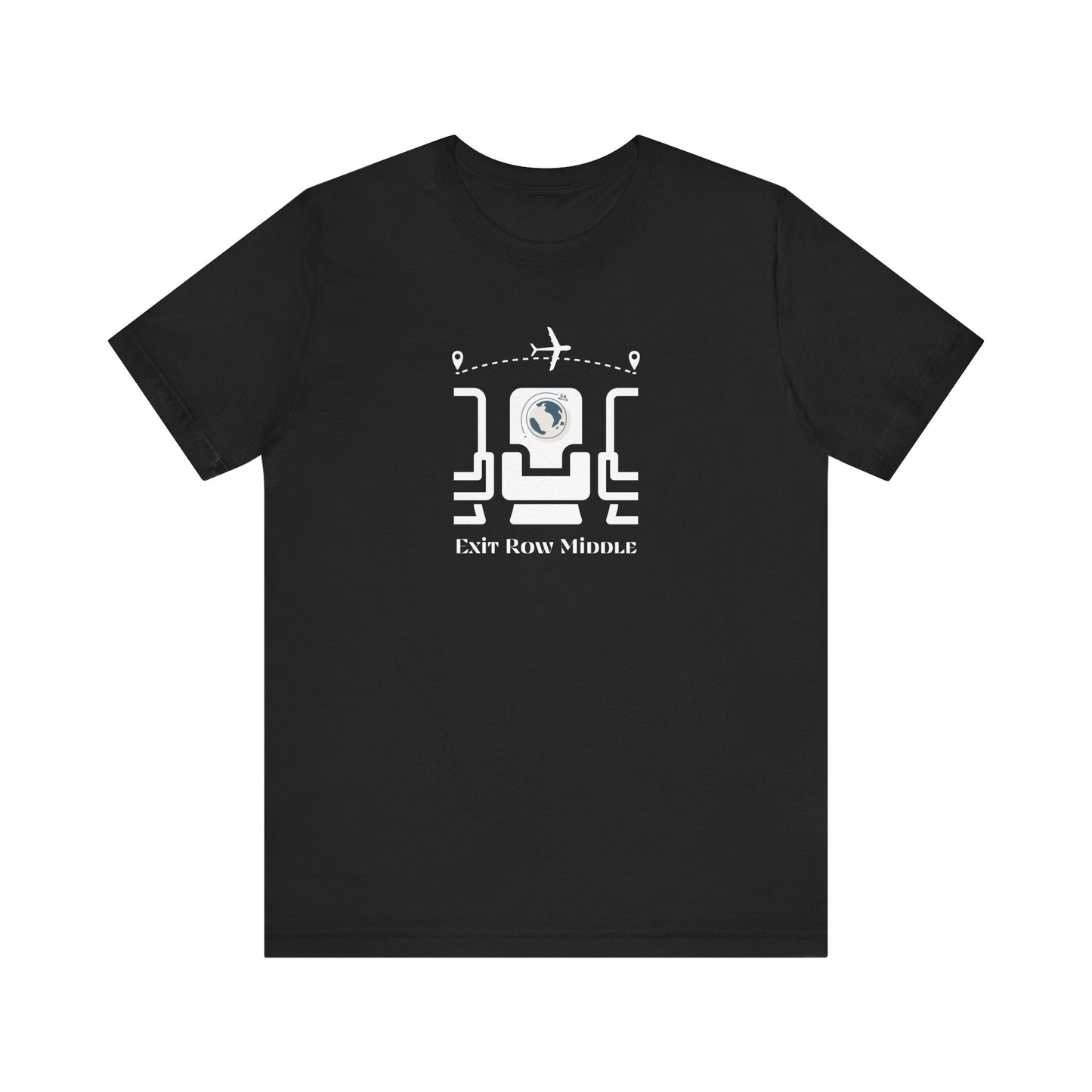 Unisex Jersey Short Sleeve Exit Row Middle Travel T-Shirt