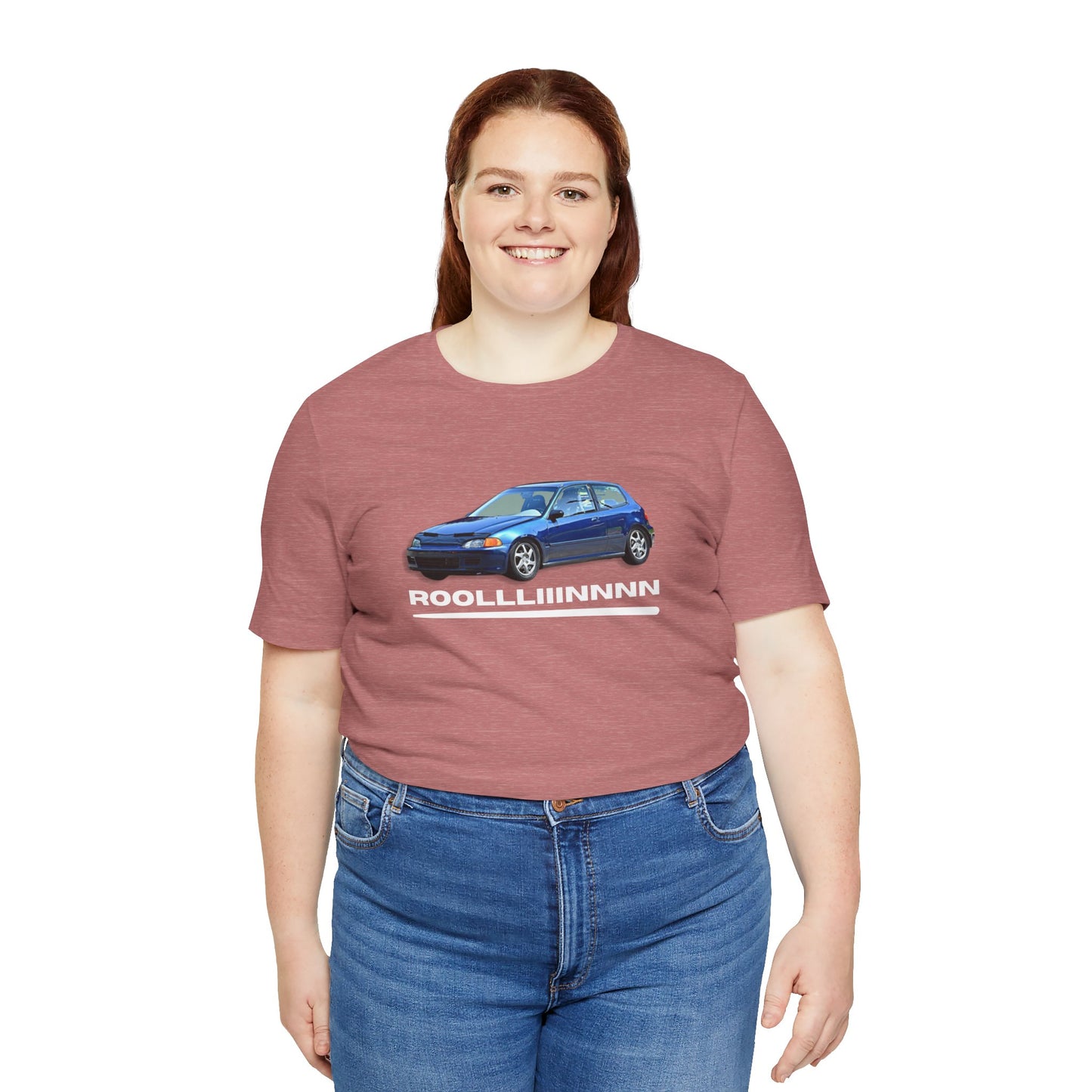 Unisex Jersey Short Sleeve Rolllllin Civic Hatchback Appreciation T-Shirt