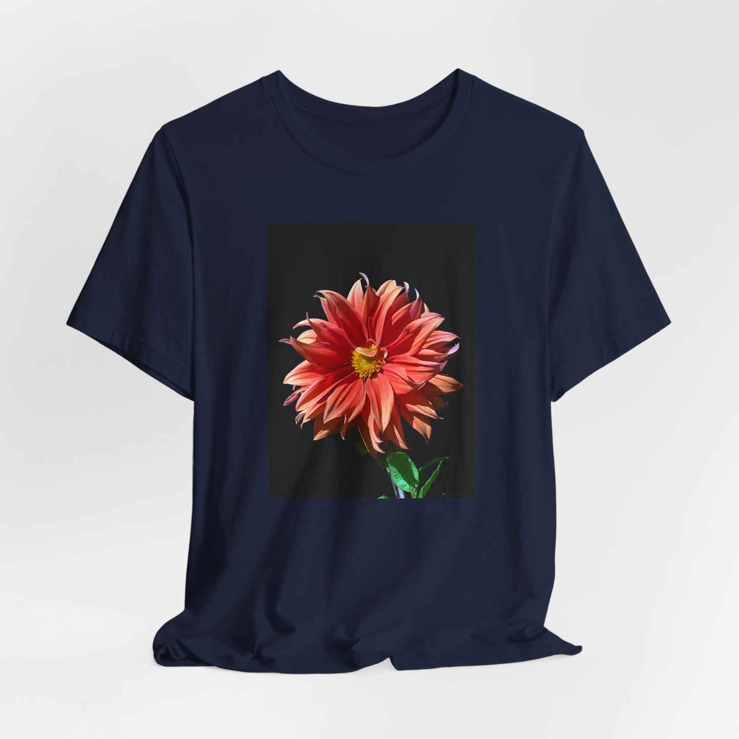 Unisex Jersey Short Sleeve Dahlia Flower T-Shirt