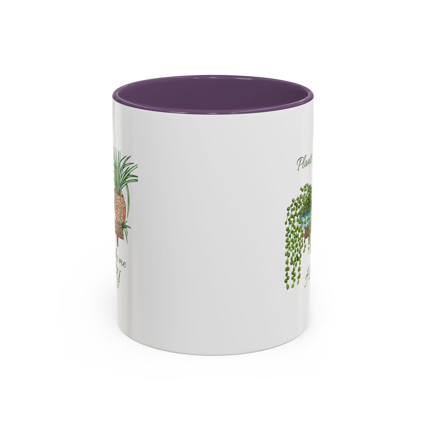11oz/15oz Garden Themed Plants Make Me Happy Coffee Mug