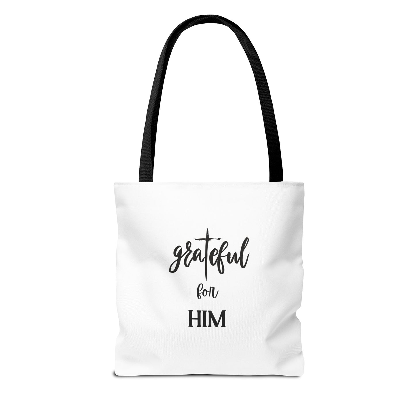 Unisex GraTeful For Him Faith Bible Study Reusable Lunch Bag Everyday Carry Tote Bag