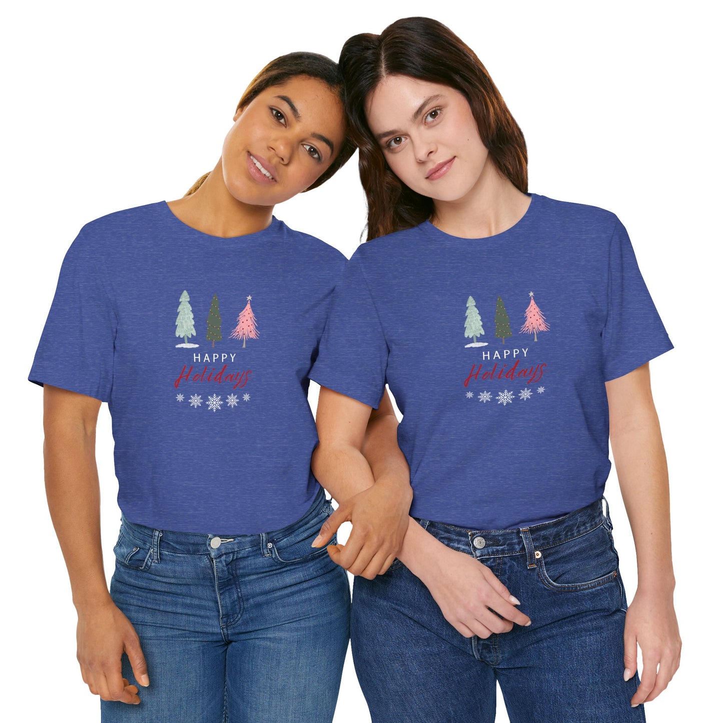 Unisex Jersey Short Sleeve Happy Holidays Seasons Greetings Fall T-Shirt