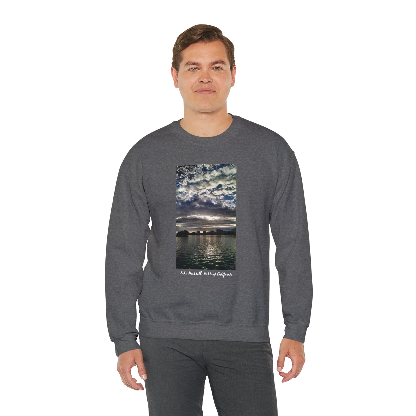 Unisex Landscape Sweatshirt Lake Merritt Oakland California Sweatshirt