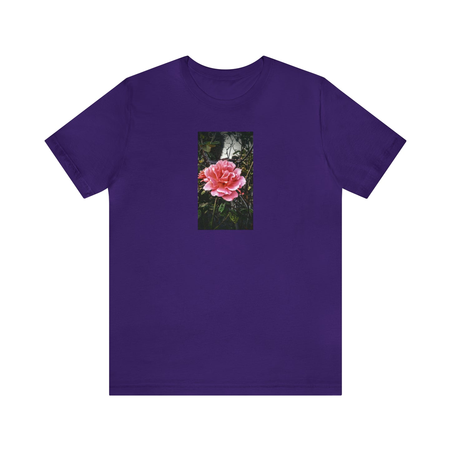 Unisex Gardening Shirt Double Delight Rose Print