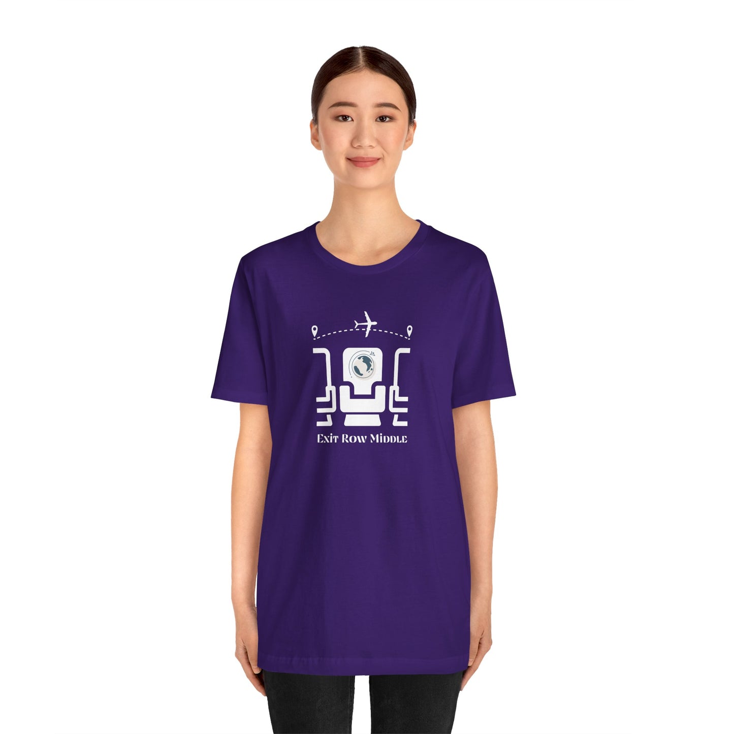 Unisex Jersey Short Sleeve Exit Row Middle Travel T-Shirt