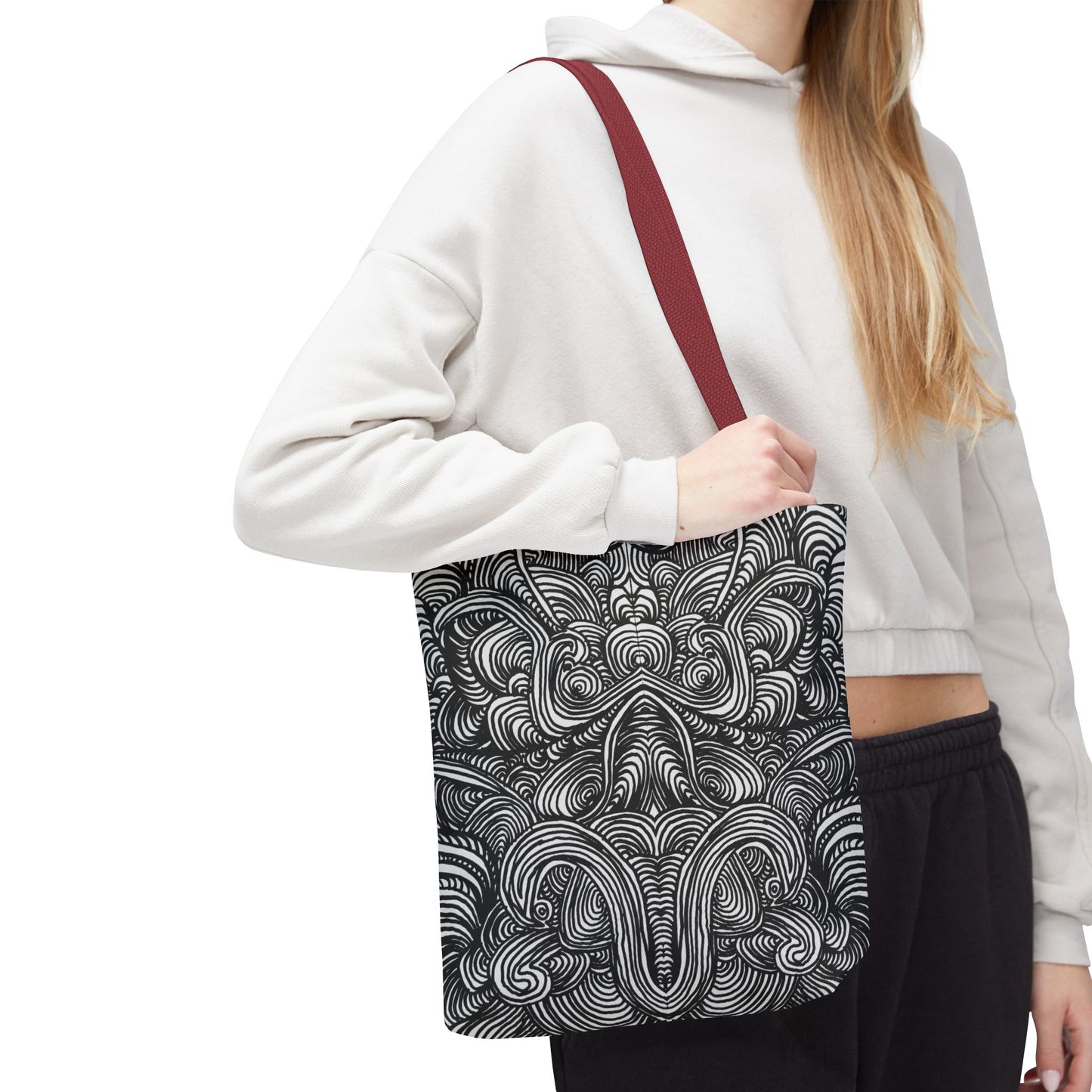 Unisex Original Line Art All Over Print Tote Bag - Mirage