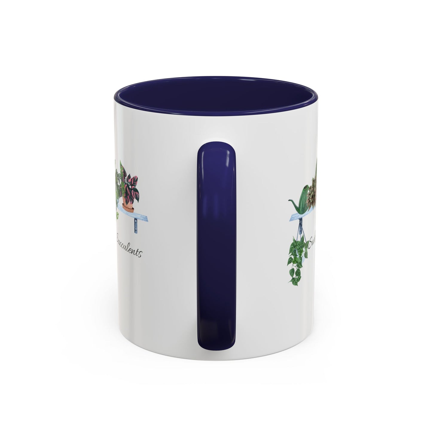 11oz/15oz Garden Themed Coffee Mug Sucker for Succulents