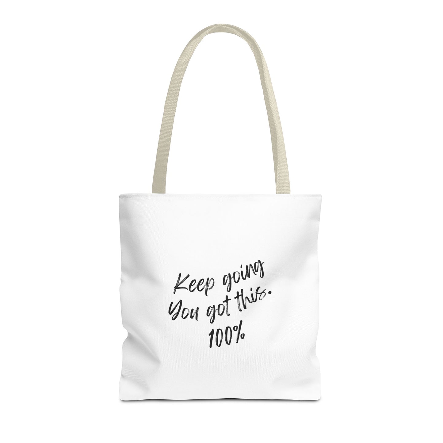 Unisex Positive Motivational Words of Encouragement Mental Health Awareness Reusable Tote Bag