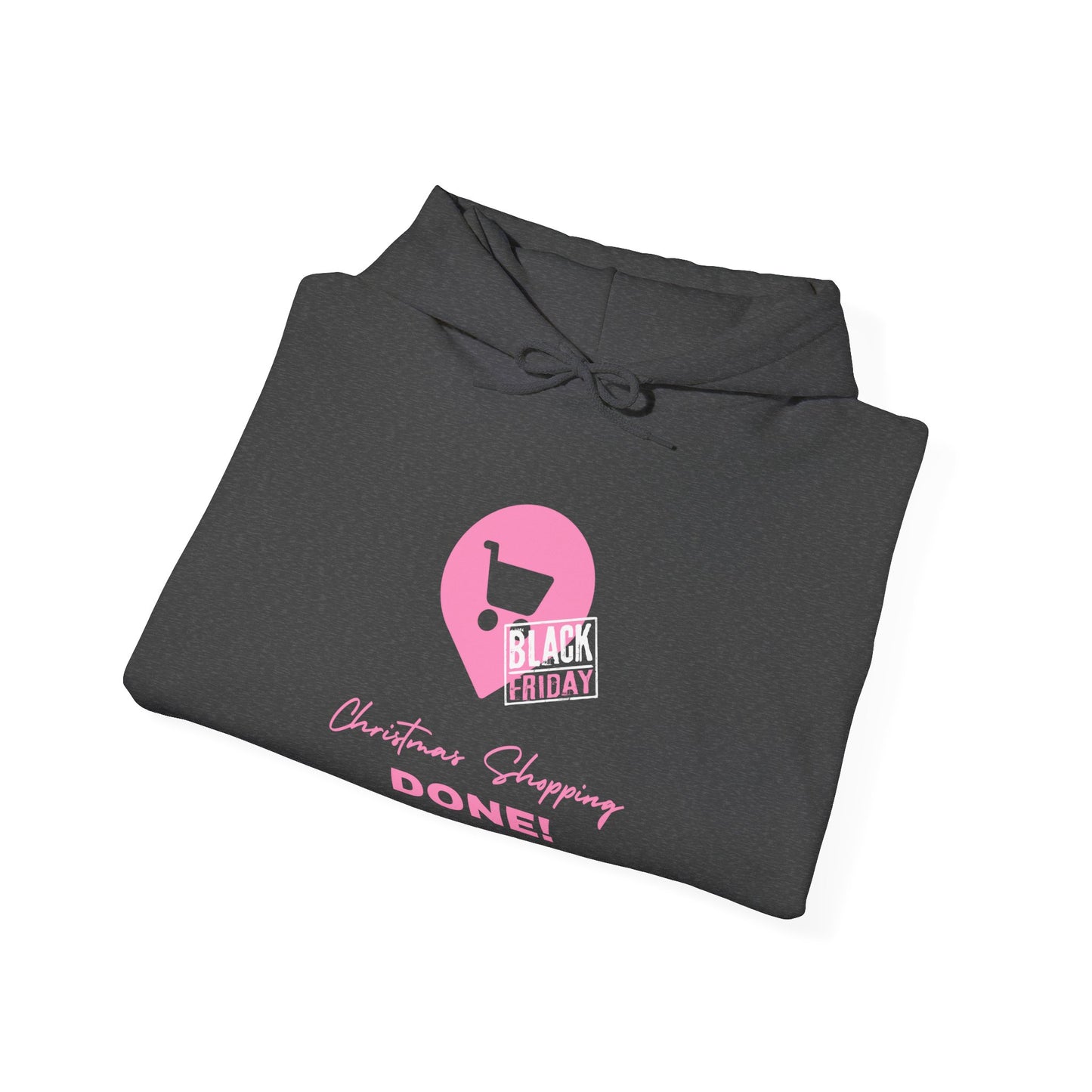 Unisex Black Friday Christmas Shopping DONE! Heavy Blend™ Hooded Sweatshirt
