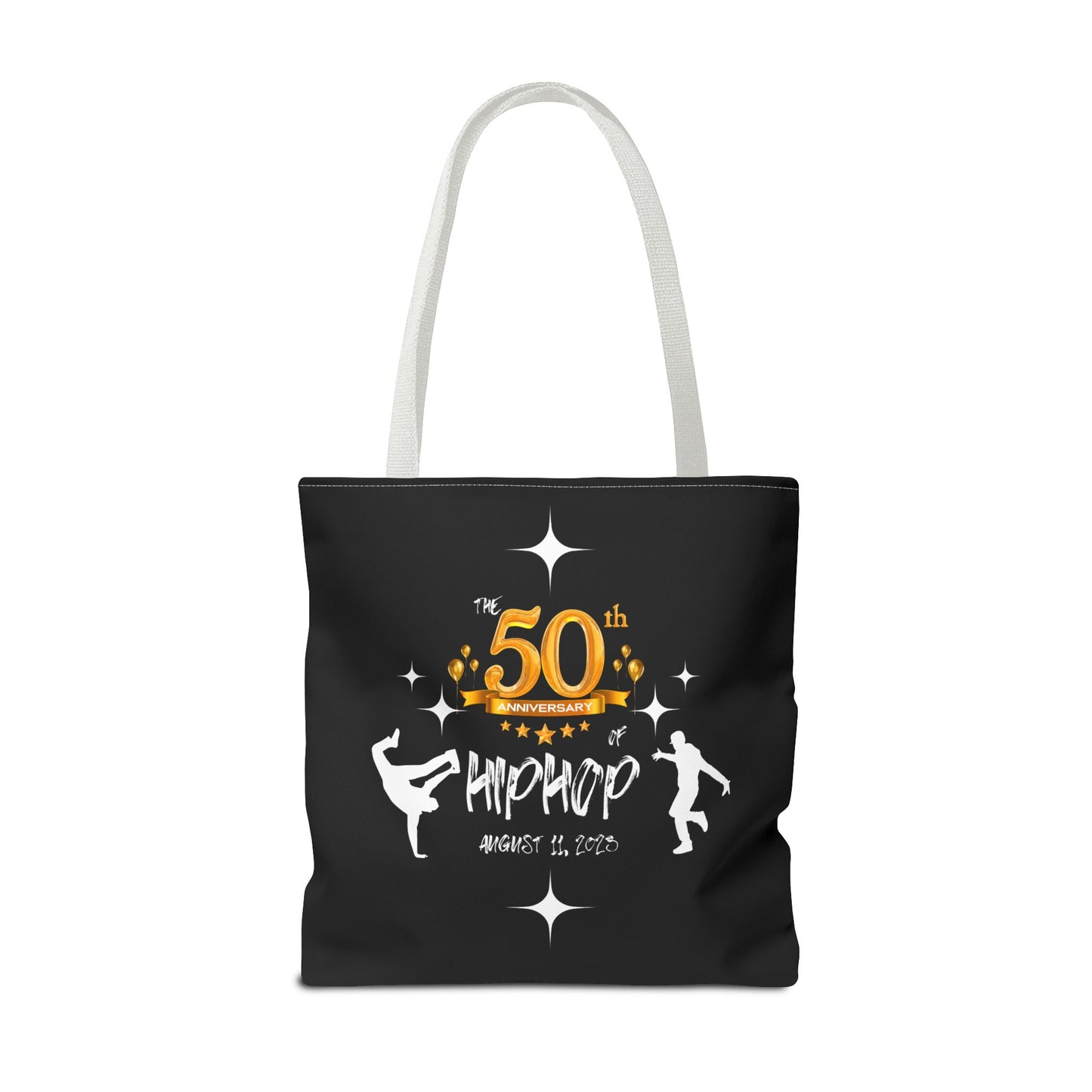 Unisex 50th Anniversary of HipHop August 11, 2023 Commemorative Tote Bag HipHop Anniversary Tote Music Fan Tote Bag Gift For DJ Music Lover