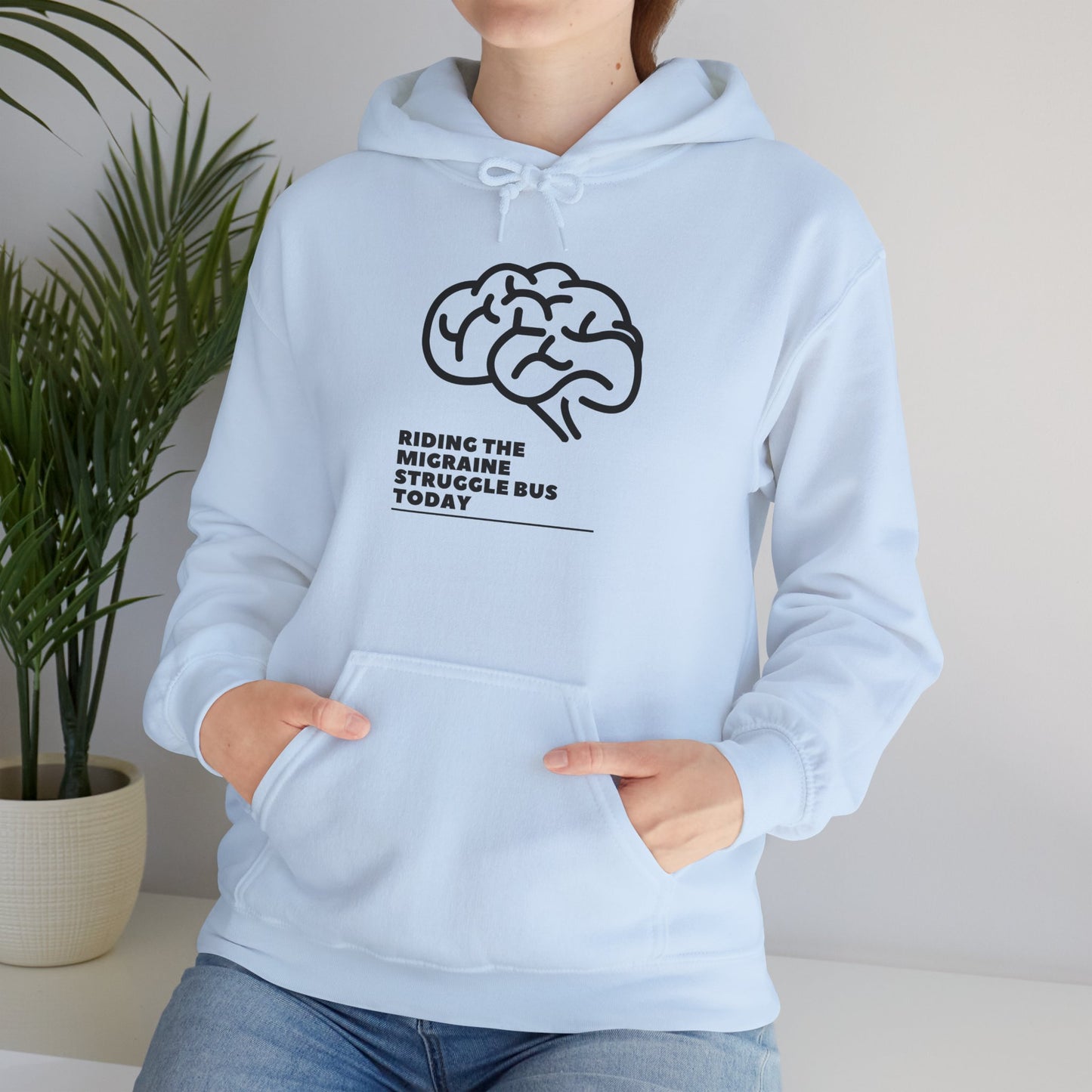 Migraine Day Invisible Illness Warrior Hooded Sweatshirt