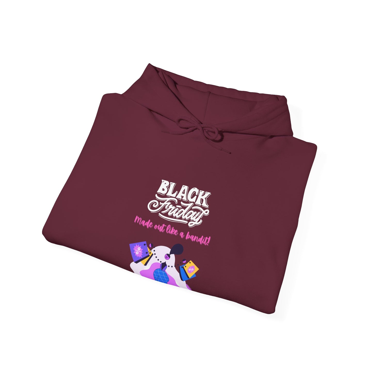 Unisex Black Friday Christmas Shopping Hooded Sweatshirt