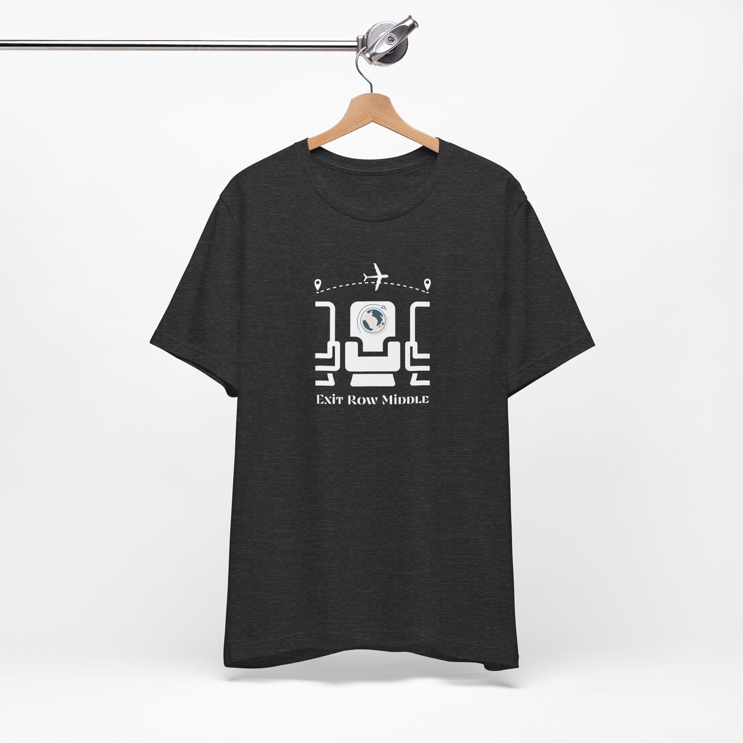 Unisex Jersey Short Sleeve Exit Row Middle Travel T-Shirt