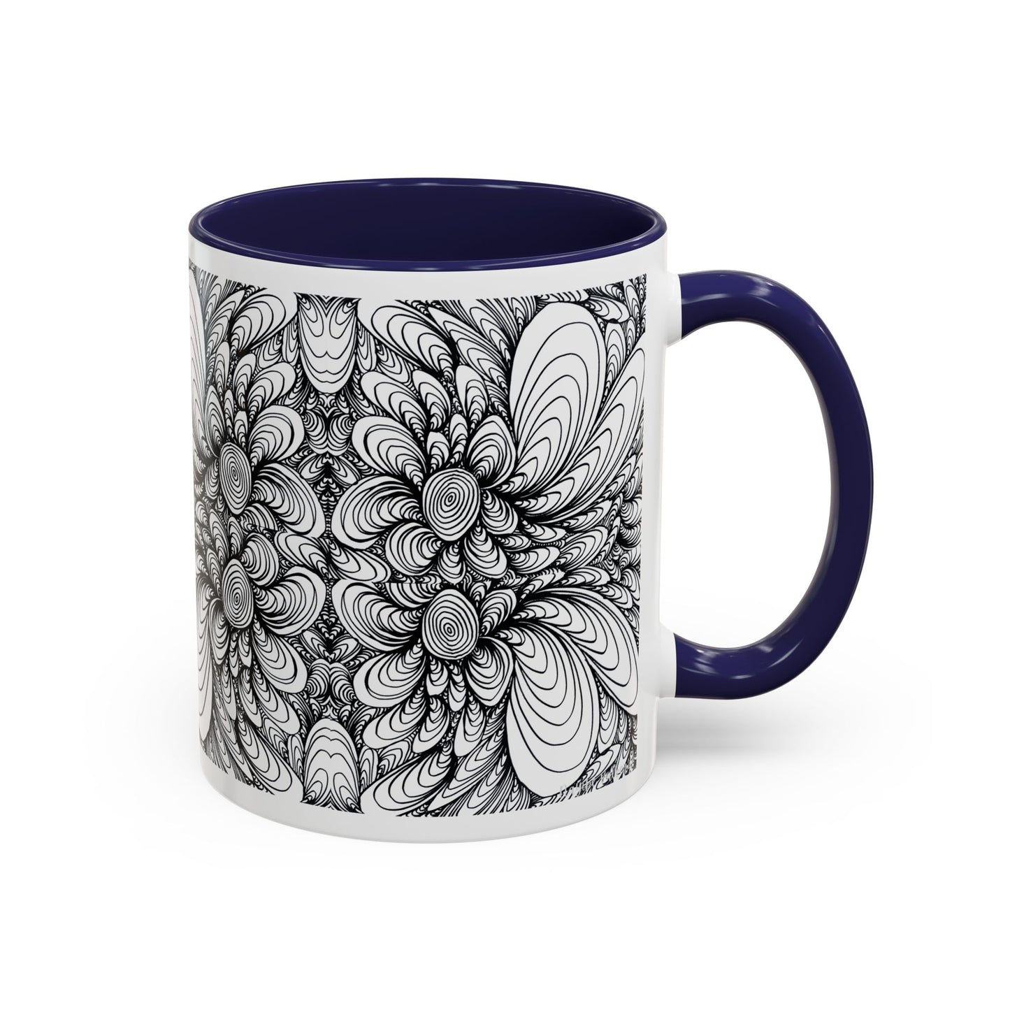 11oz/15oz Original Line Art Mug - Blooms