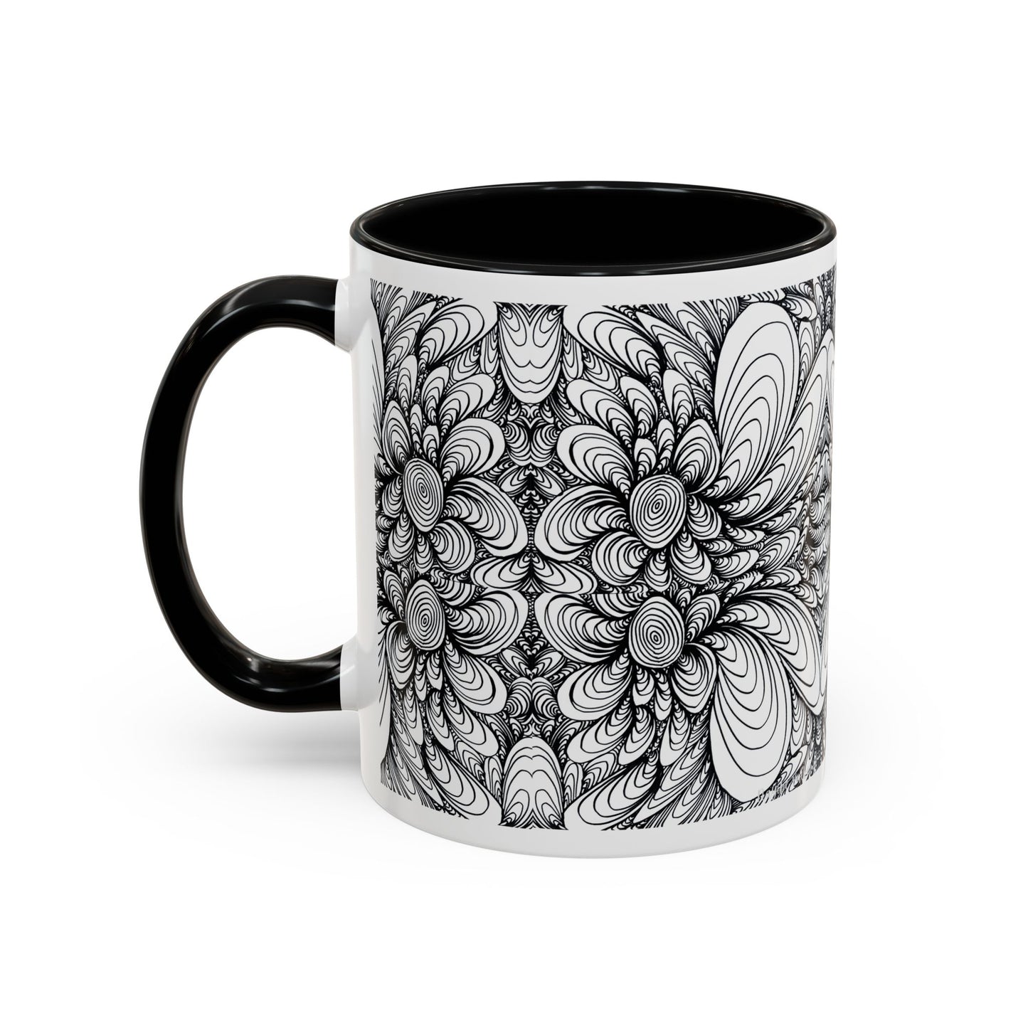 11oz/15oz Original Line Art Mug - Blooms