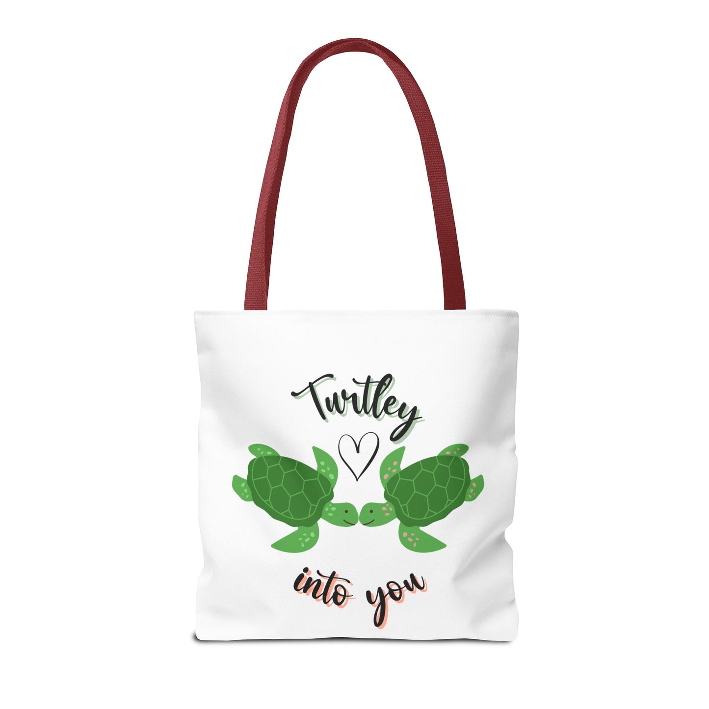 Unisex Cute Turtle Lover Turtley Into You Tote Bag
