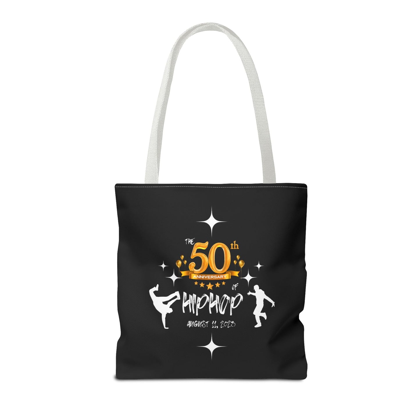 Unisex 50th Anniversary of HipHop August 11, 2023 Commemorative Tote Bag HipHop Anniversary Tote Music Fan Tote Bag Gift For DJ Music Lover