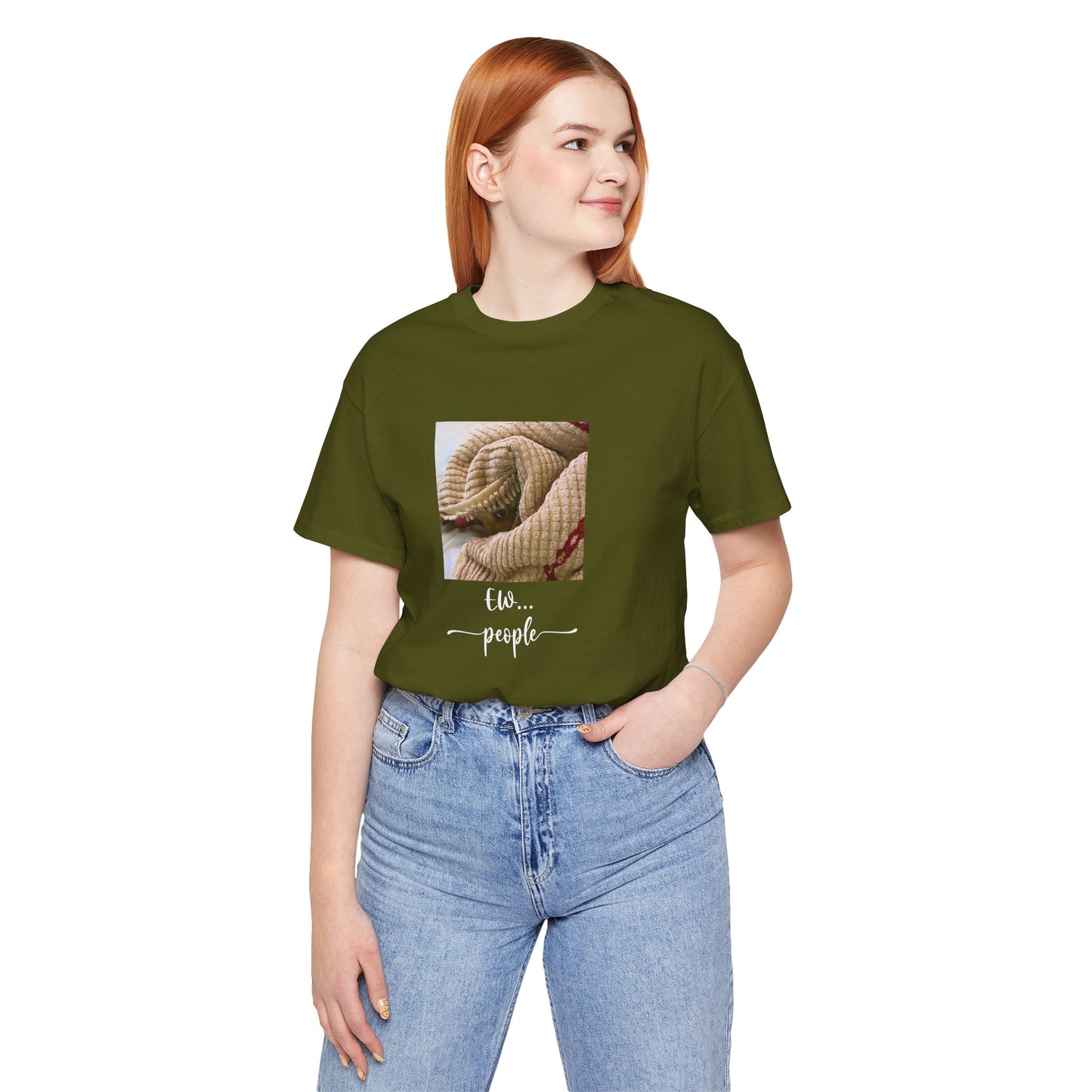 Unisex EW People Introvert Hiding Chihuahua T-Shirt