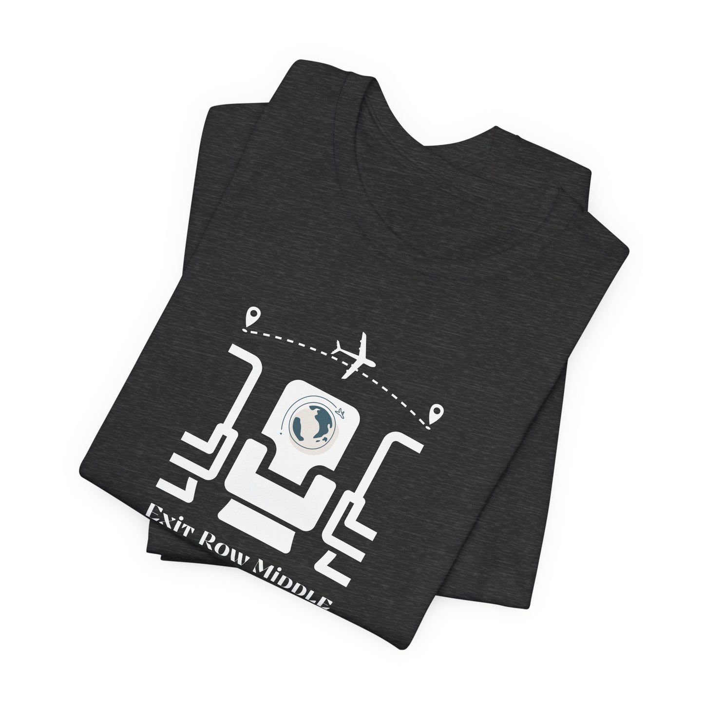 Unisex Jersey Short Sleeve Exit Row Middle Travel T-Shirt